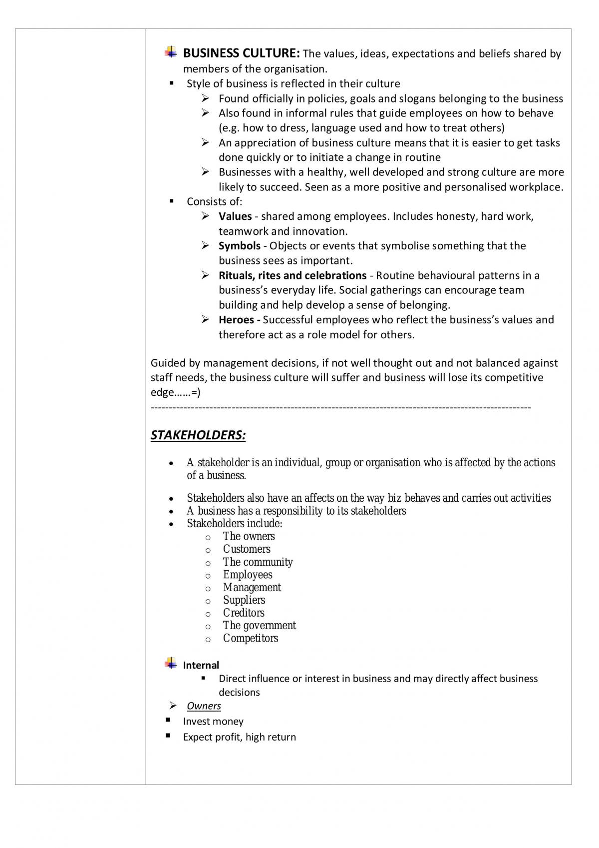Part 1 Notes for Business - Page 20