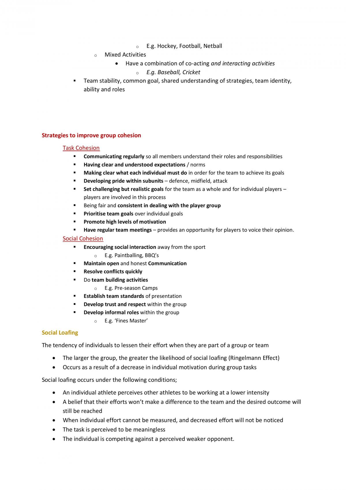 Complete Year 12 PE Studies notes - Page 21