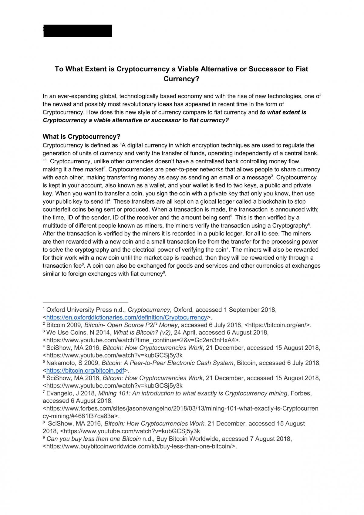 Research Project Outcome on Cryptocurrency - Page 3