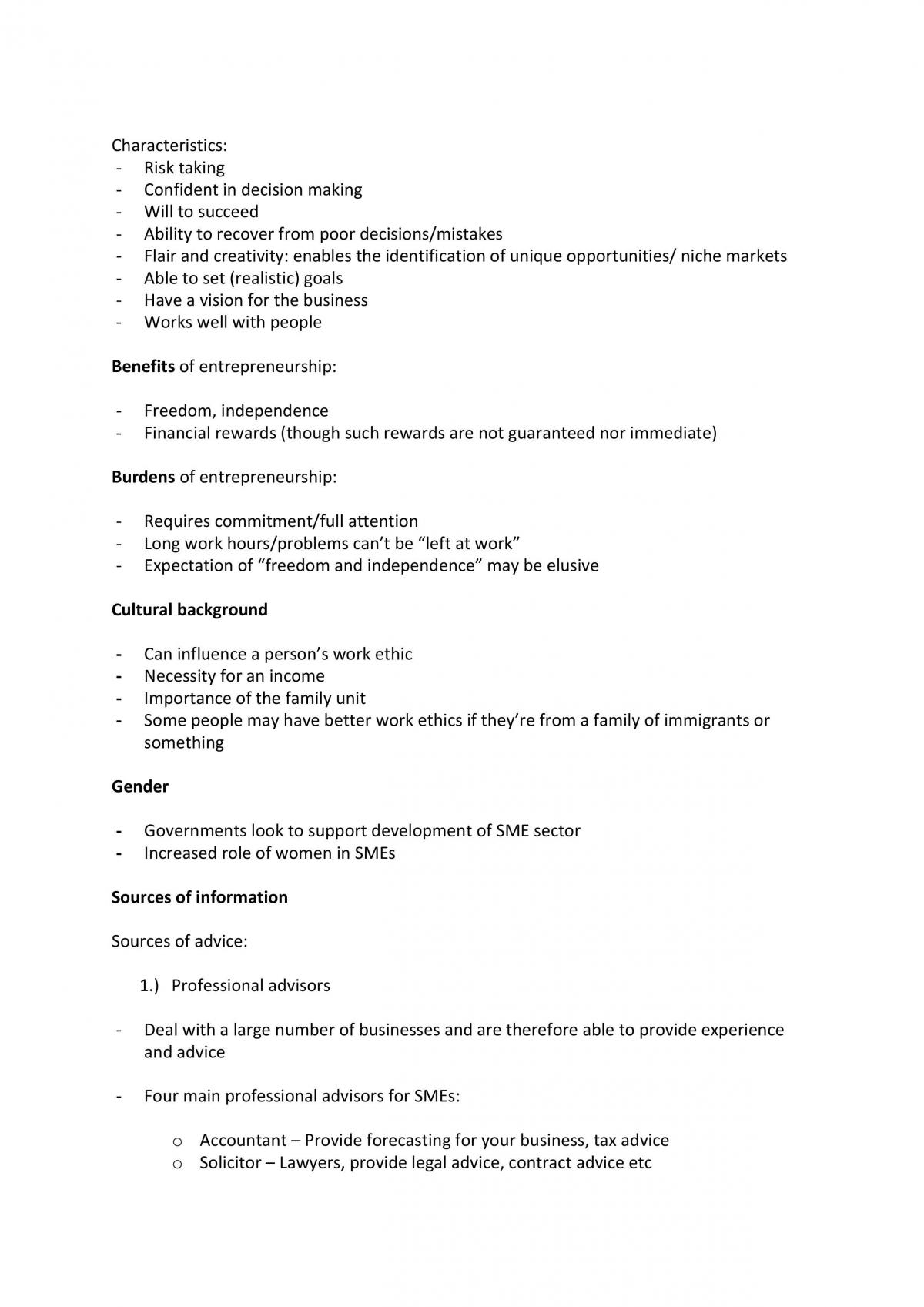Complete Study Notes of Topic 2 - Business Planning - Page 19
