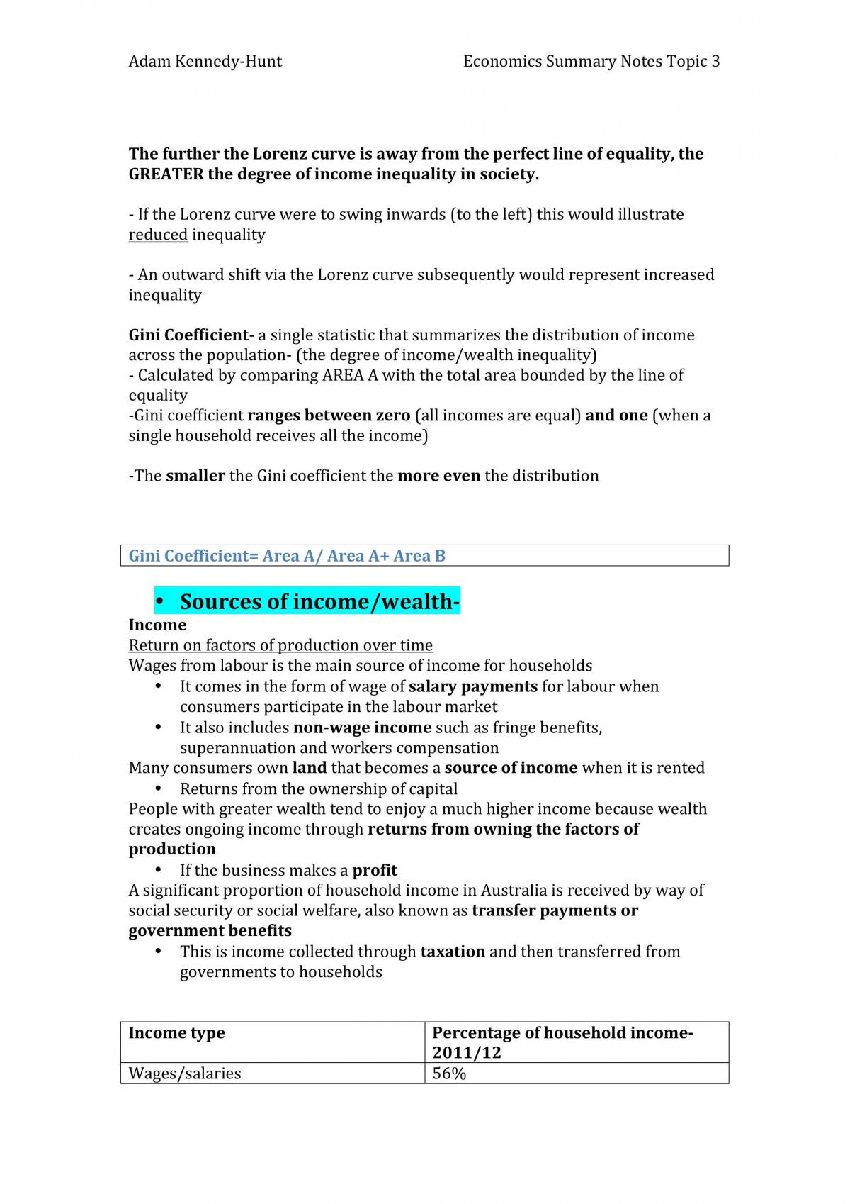 Topic 3 detailed Summary notes - Page 26
