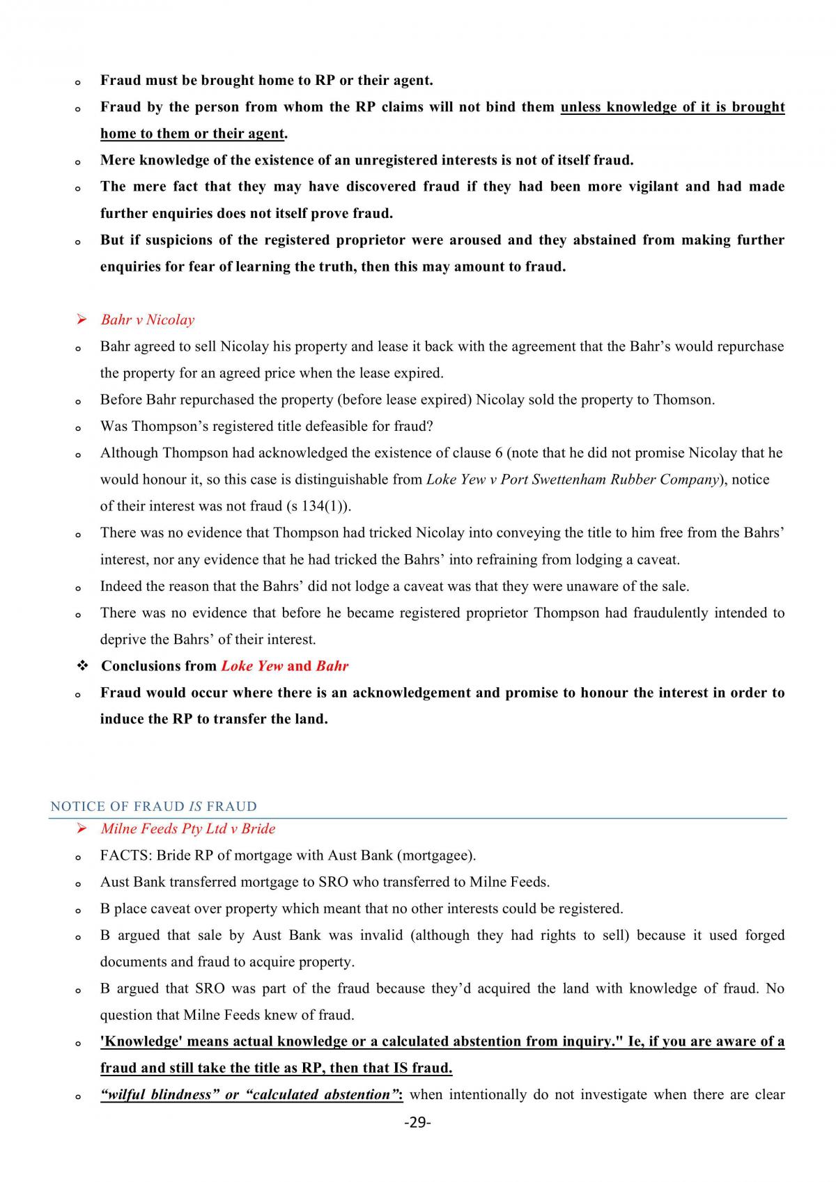 Complete Set of LLB253 Property Law Notes - Page 29