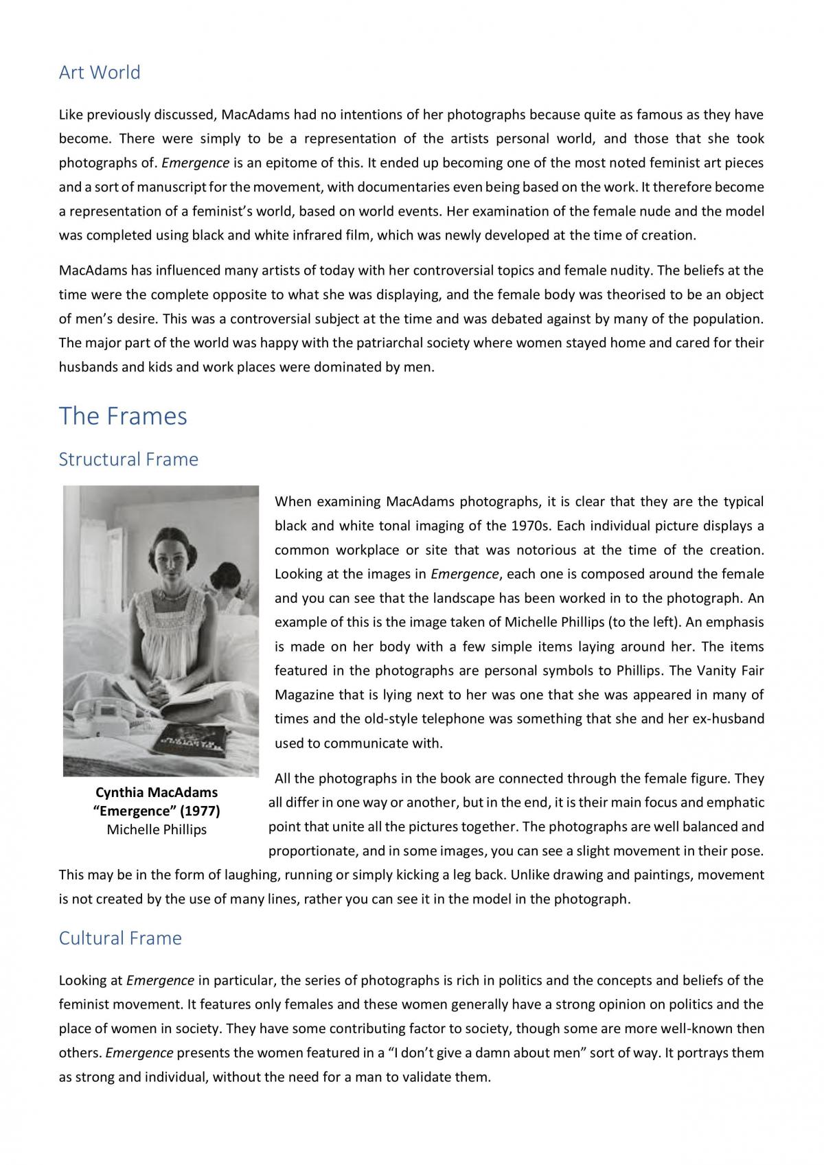 Thorough Analysis of Feminist Artists - Page 24