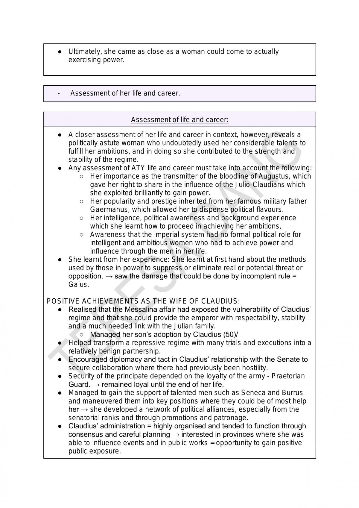 Agrippina the Younger Study Notes - Page 18