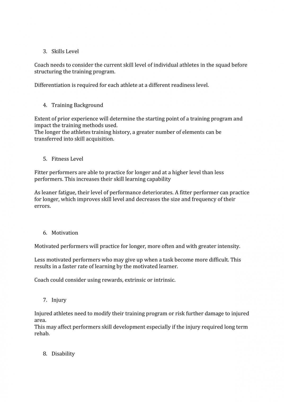 Physical Education Studies Notes - Page 30