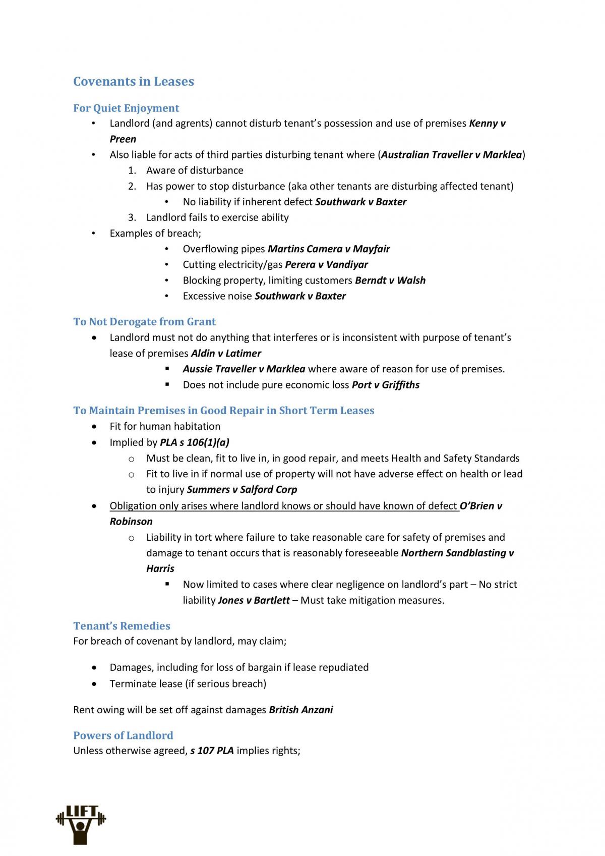 LAWS3111 Exam Notes  - Page 24