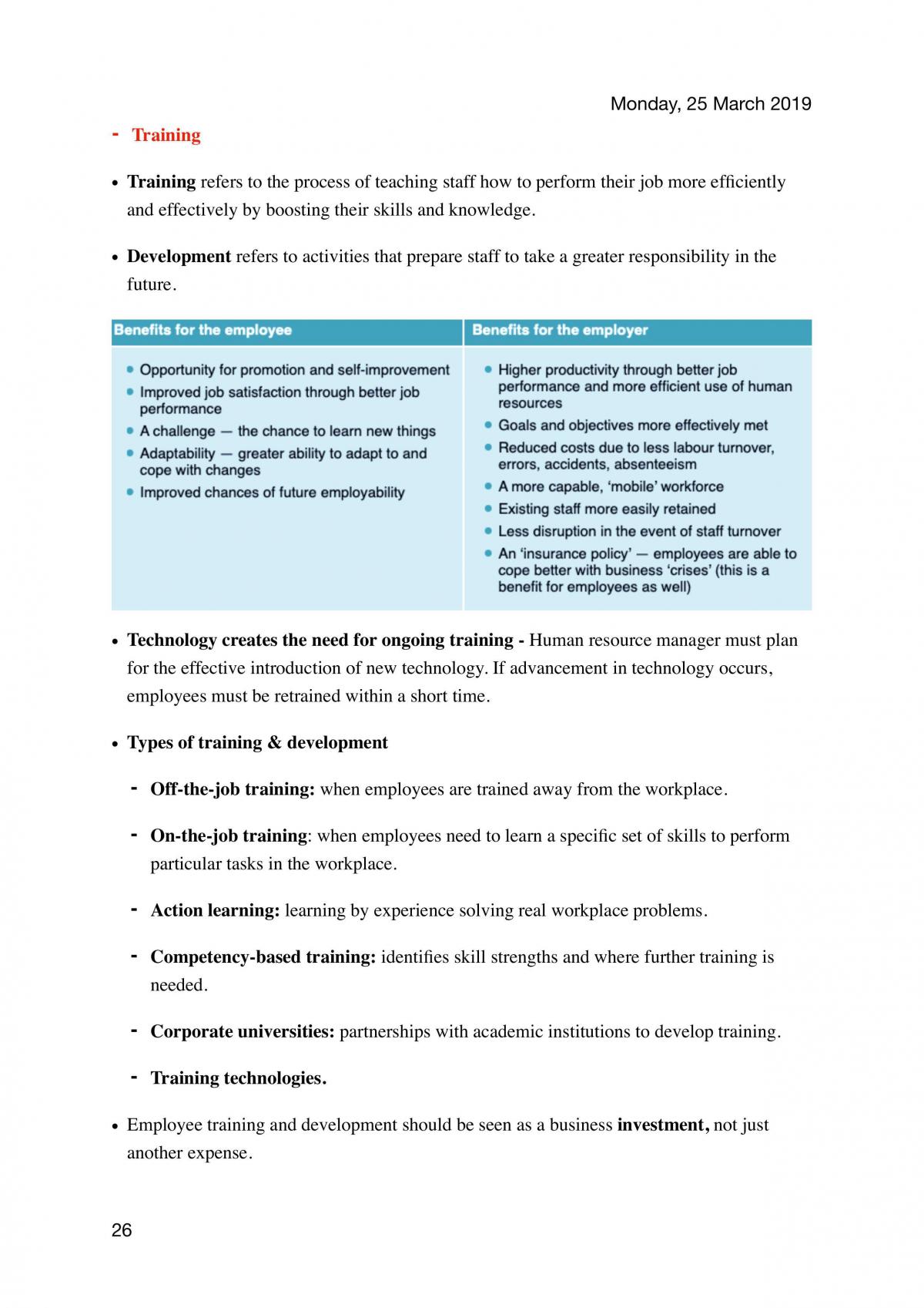 YR11 Business Studies Topic 2 Notes - Page 26