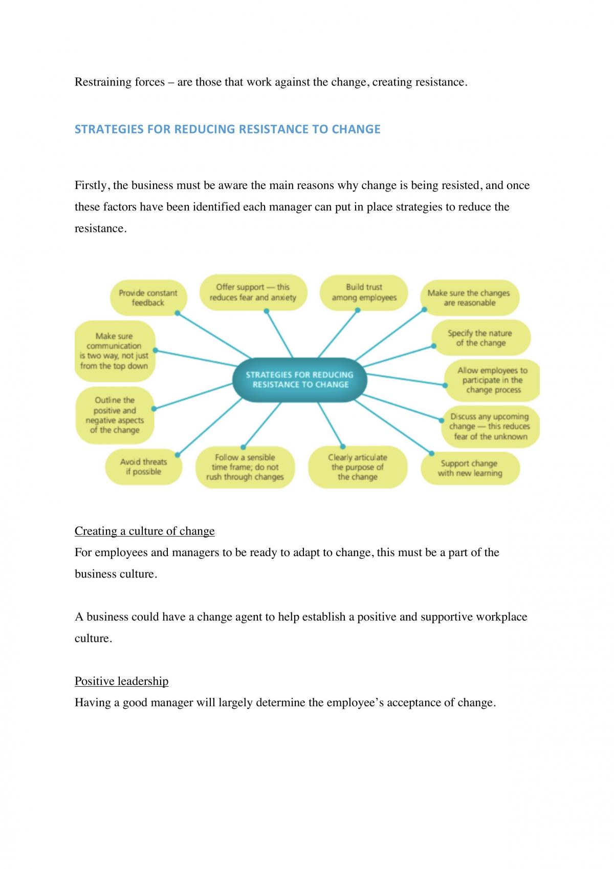 Business Studies Change Management - Page 20