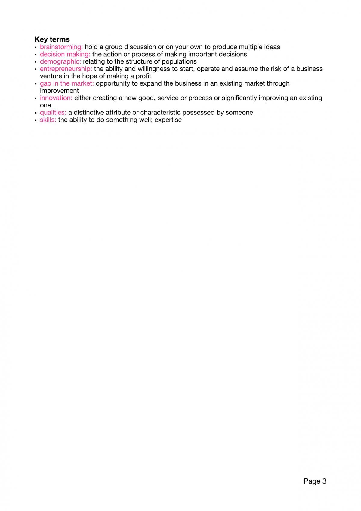 Unit 1 Study Notes - Page 3