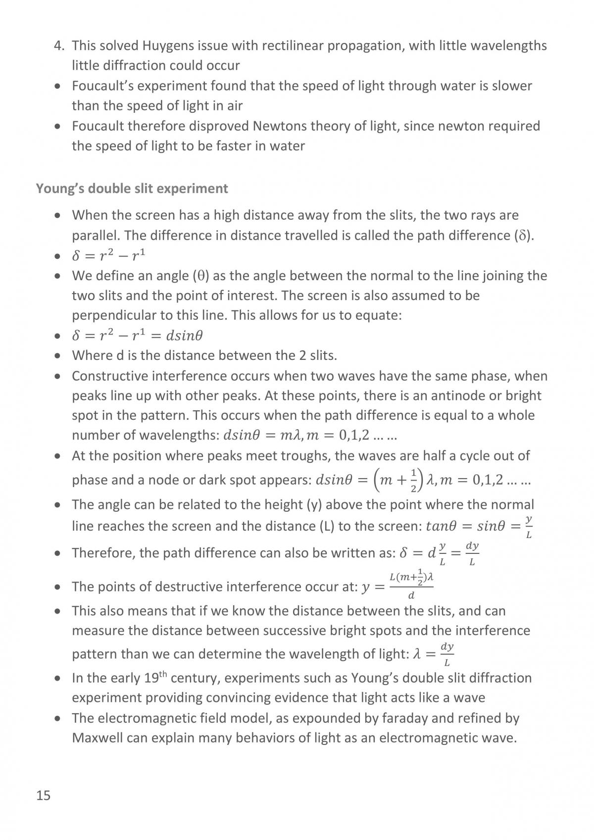 Year 12 Physics Study Notes - Page 15