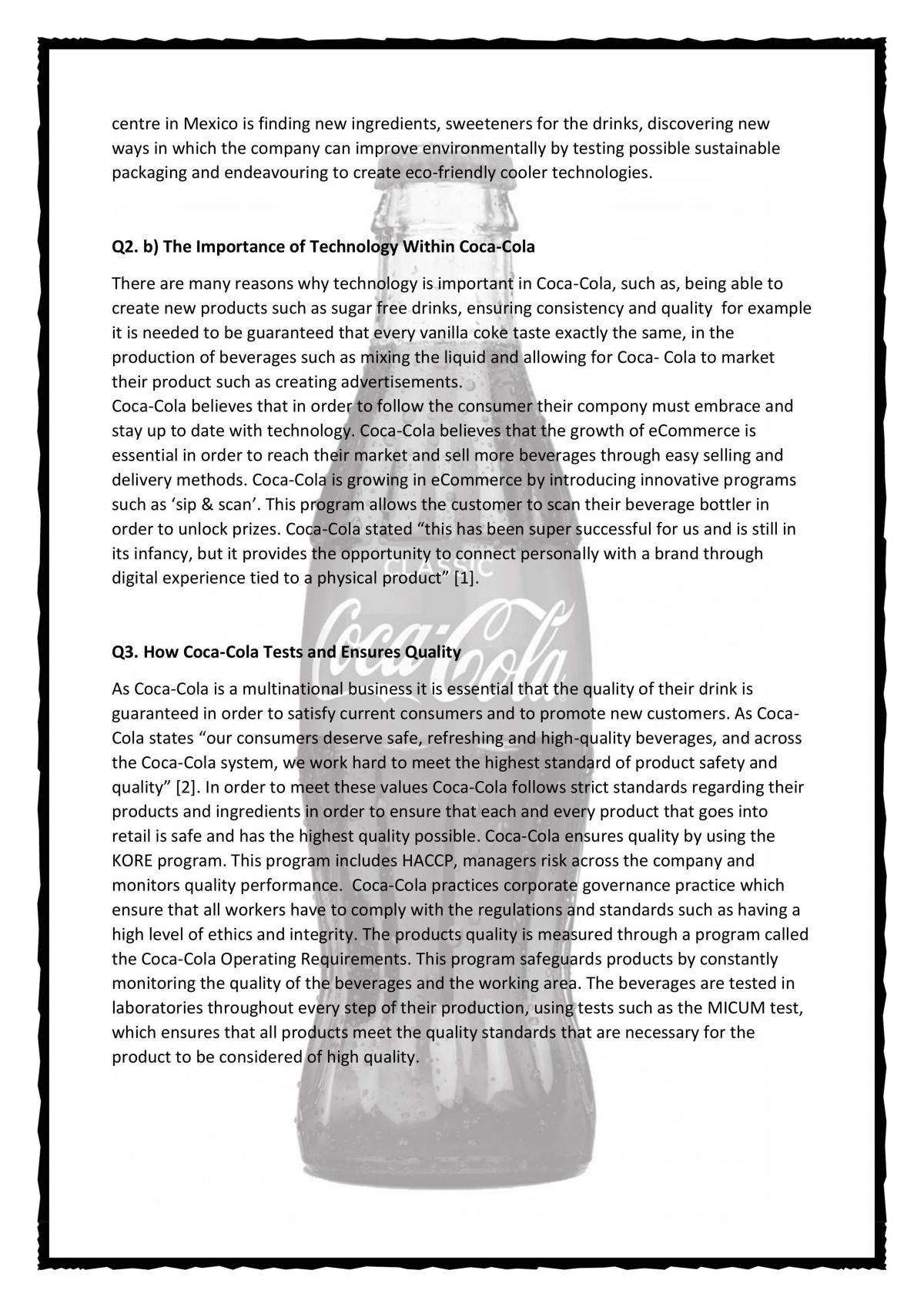 Industry Study - Coca Cola  - Page 3