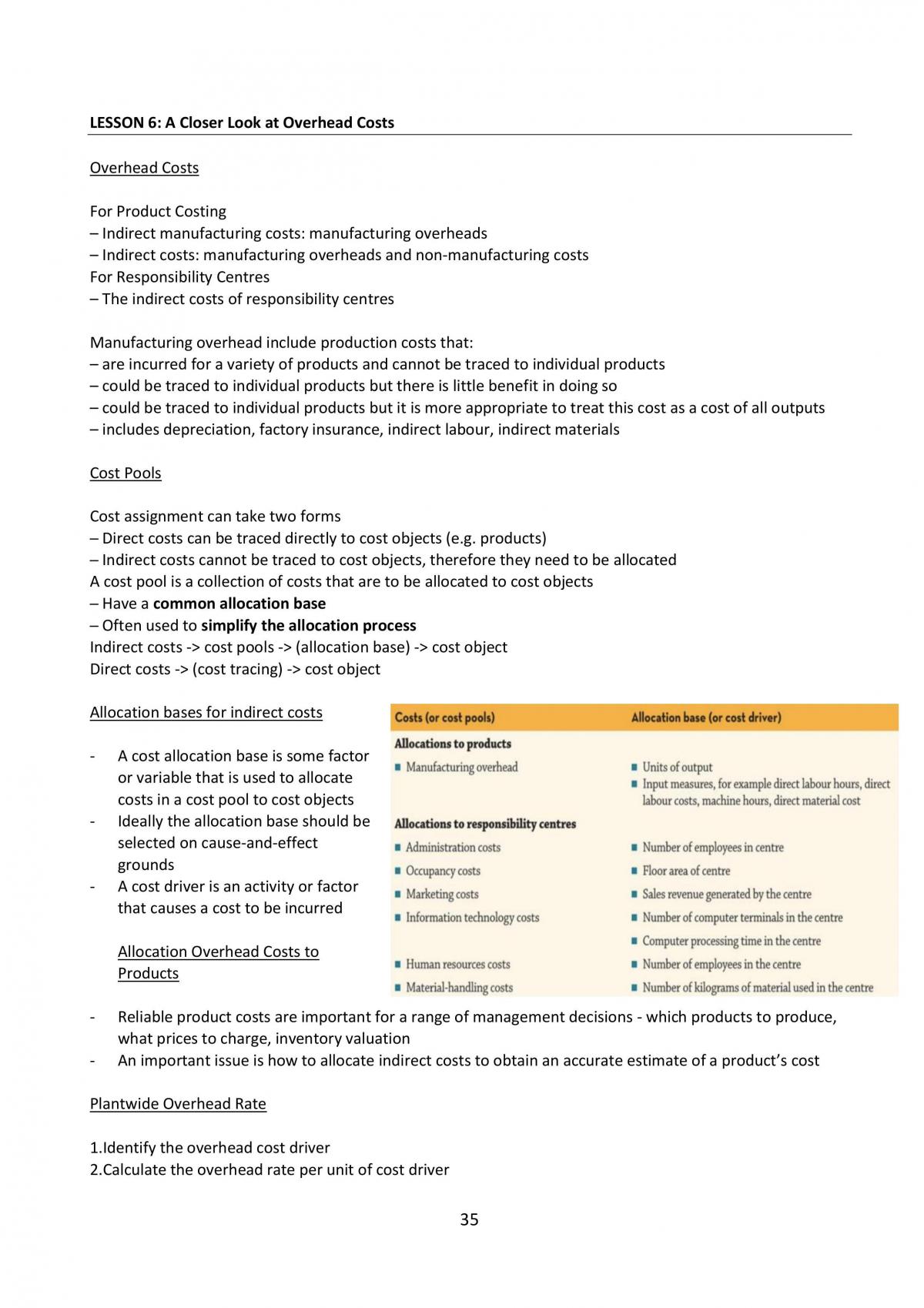 ACC2706 - Managerial Accounting Notes - Page 35