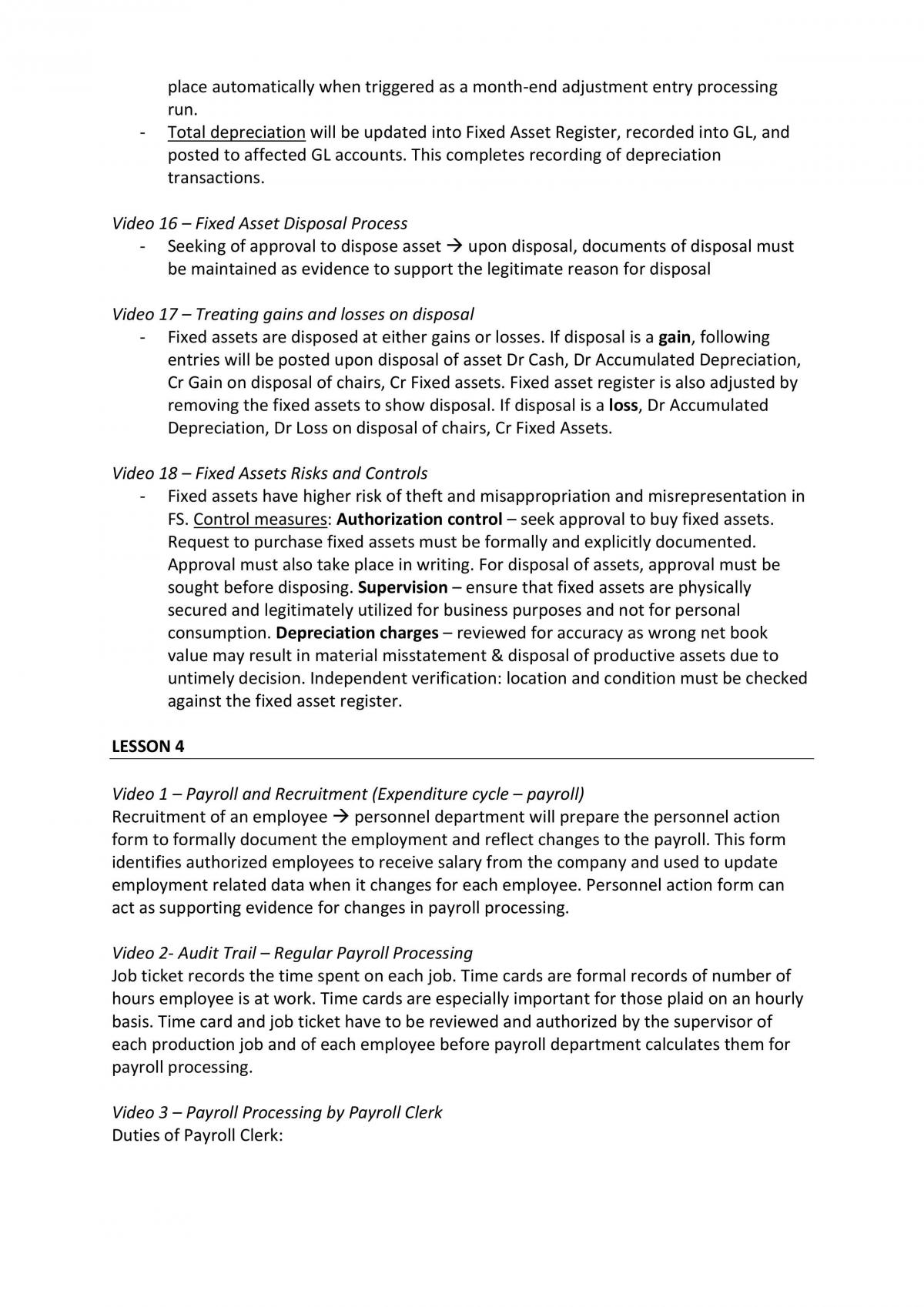 Full Notes for ACC2709 Accounting Information Systems - Page 17