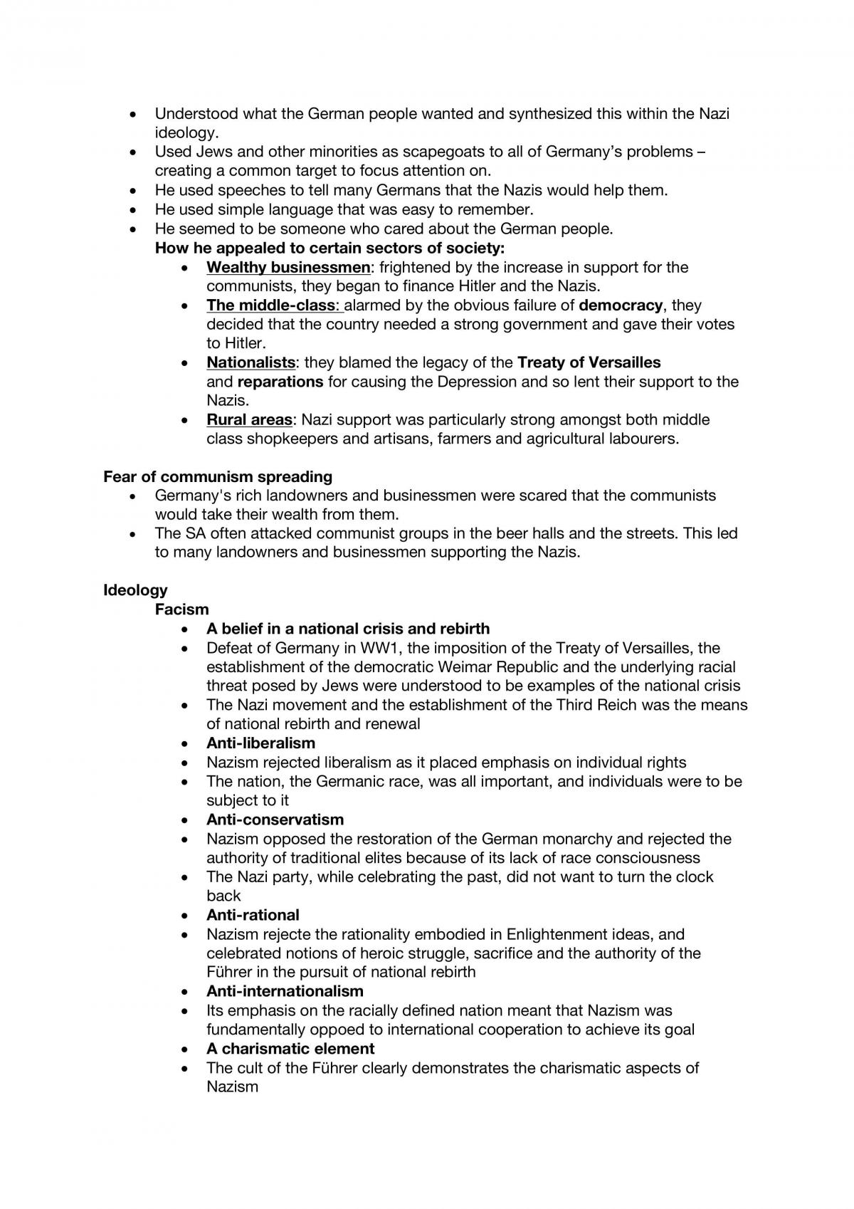 Extensive Unit 2 Germany Full study notes - Page 15