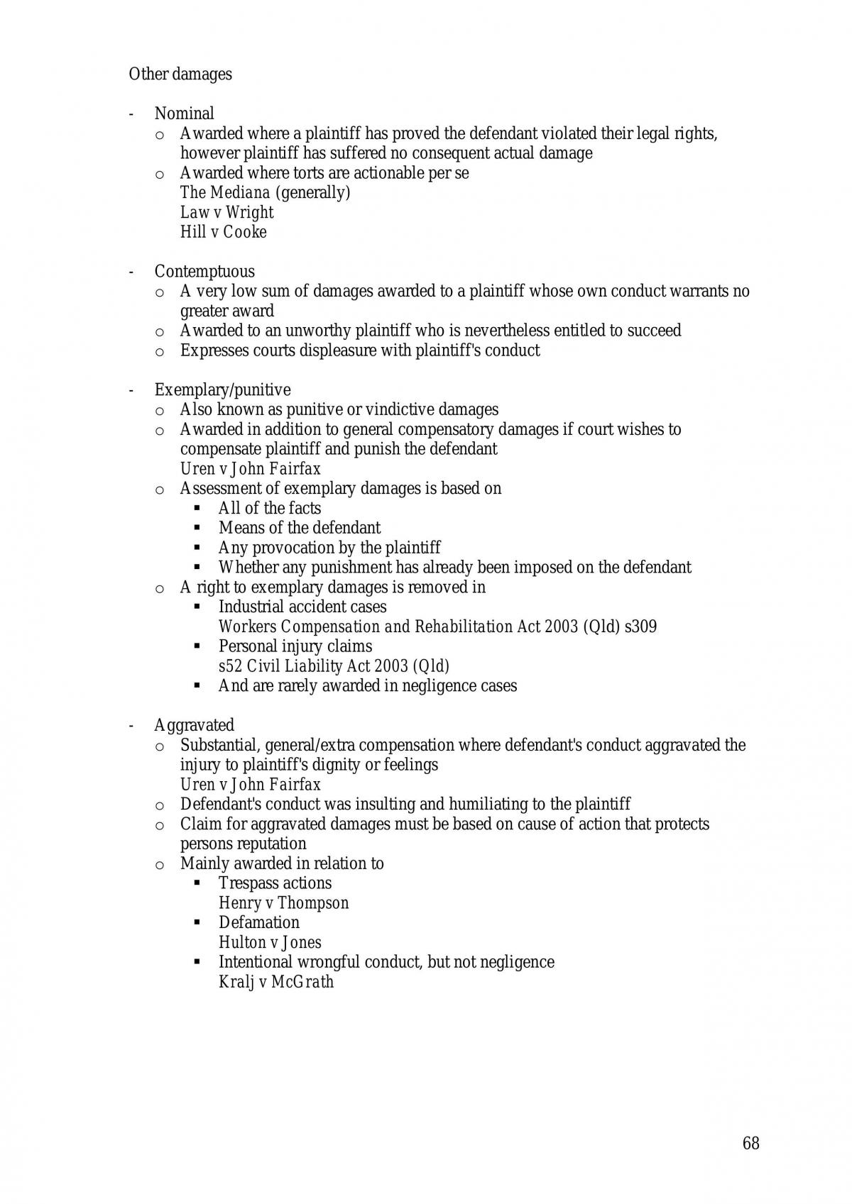 TORTS - Page 68