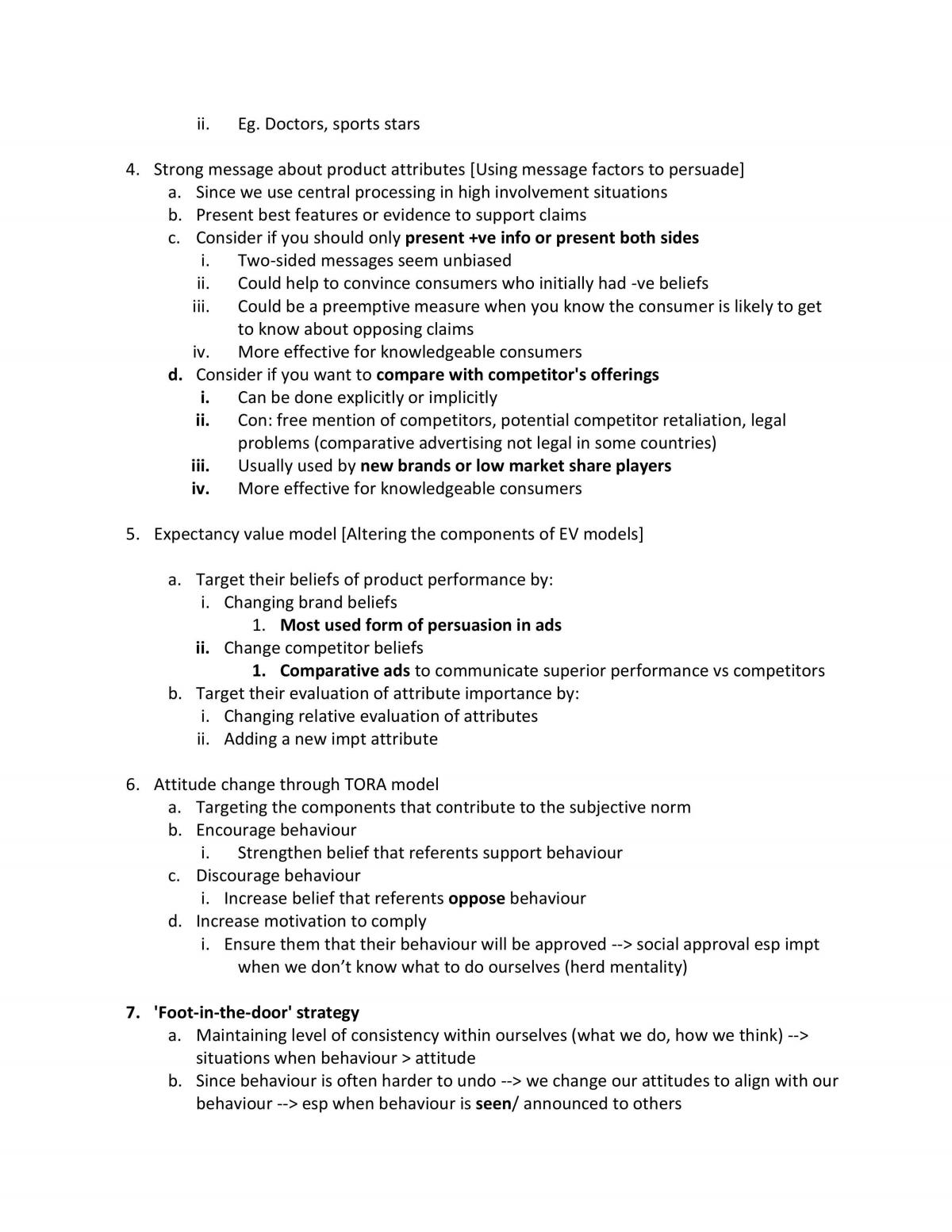MKT3702 Consumer Behaviour Notes (Flipped Classroom and Class Content) - Page 29