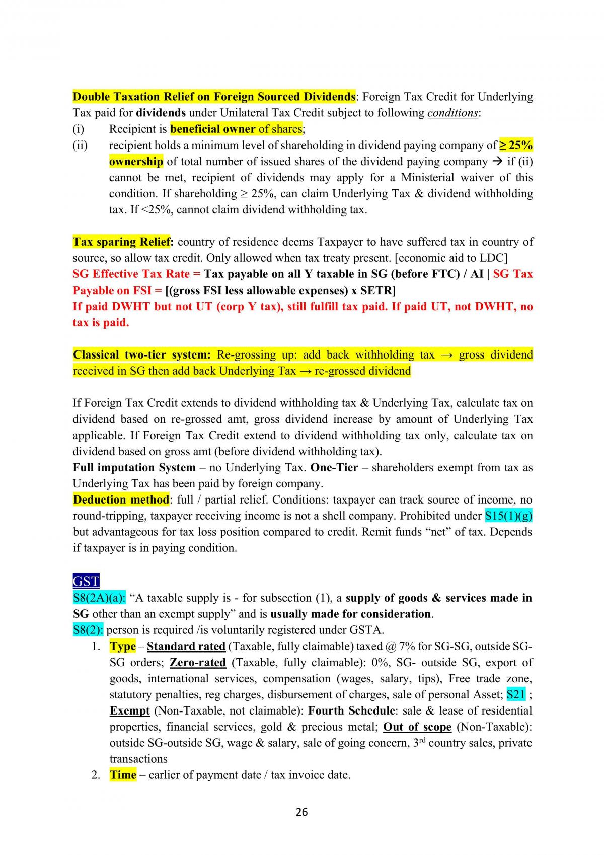 ACC3703 Summary Notes - Page 26