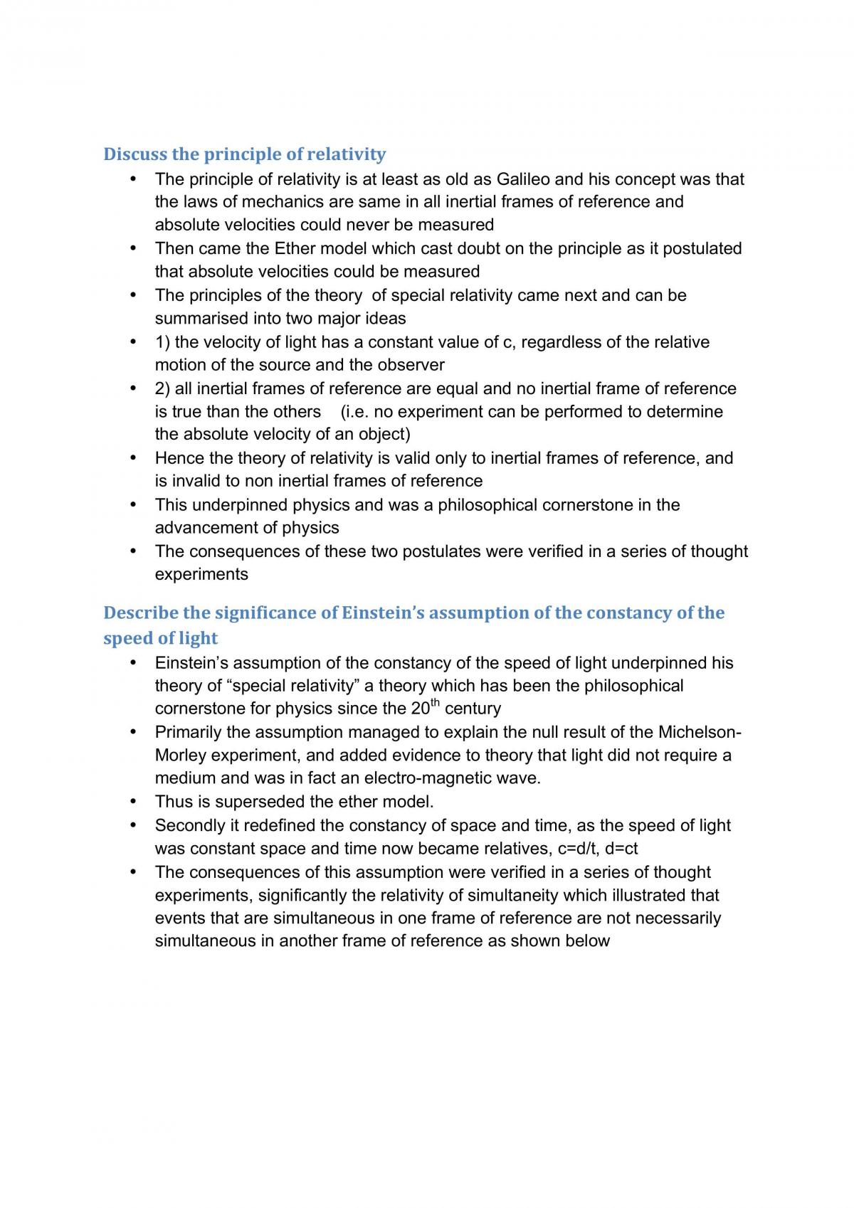 Year 12 Physics: Topic 1: Space Revision Notes - Page 26
