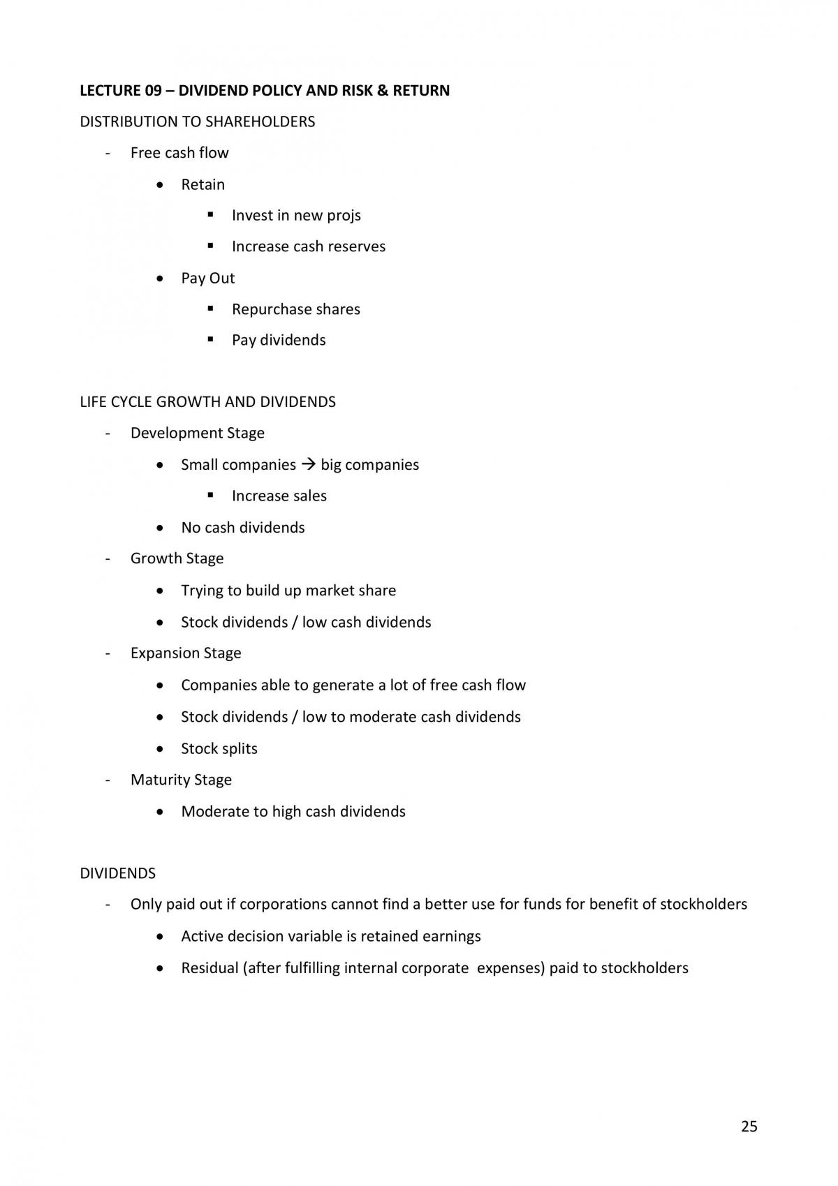 Financial Management Notes - Page 25