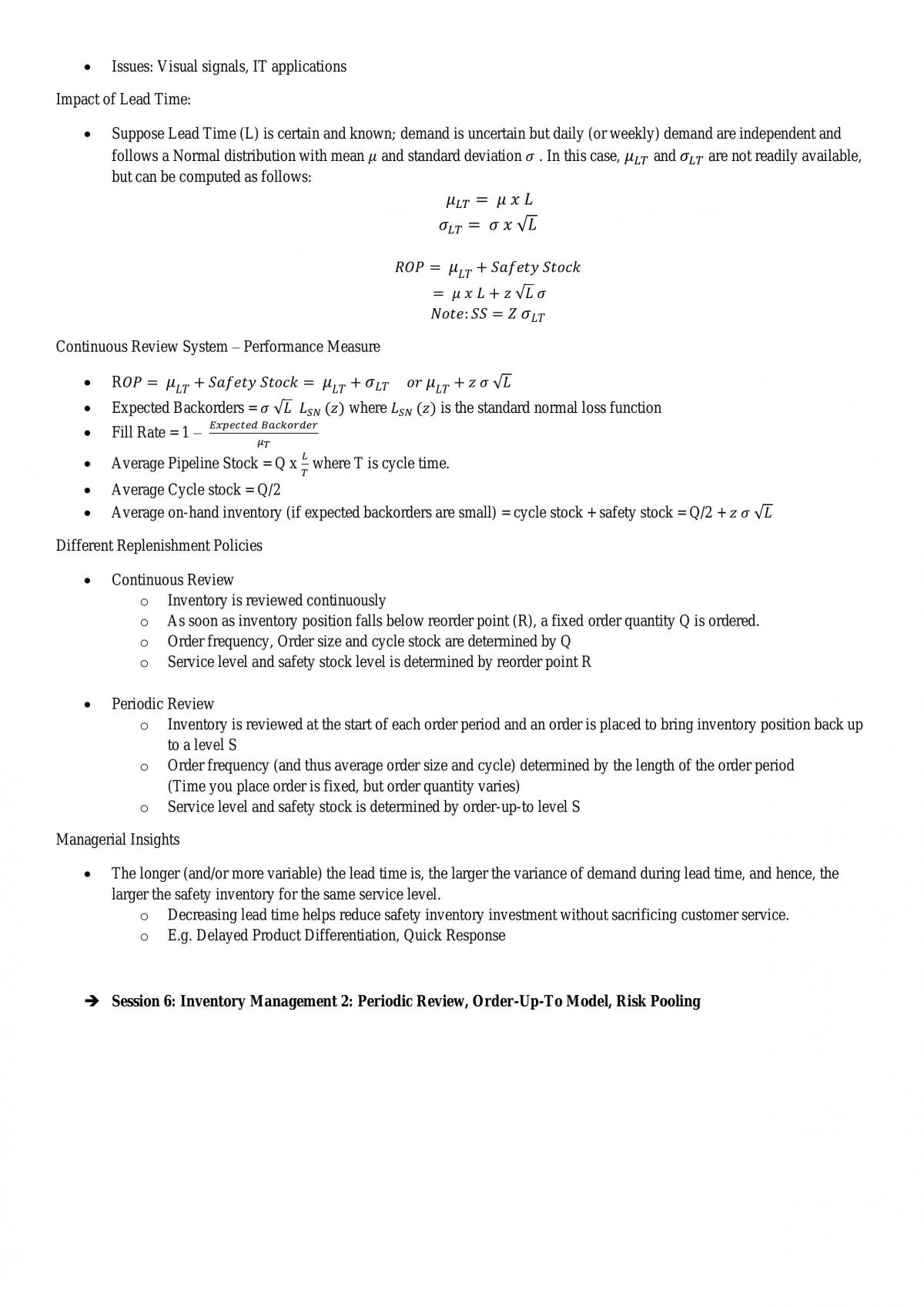 Supply Chain Management Notes - Page 30