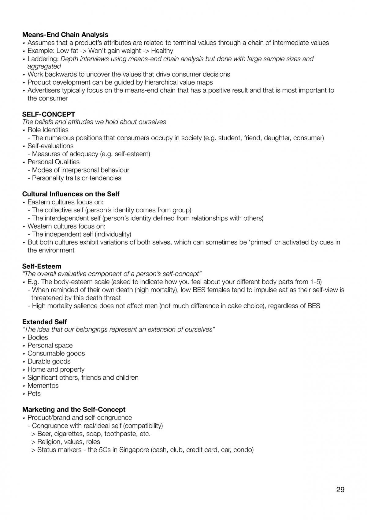 MKTG102 - Consumer Behaviour - Page 29