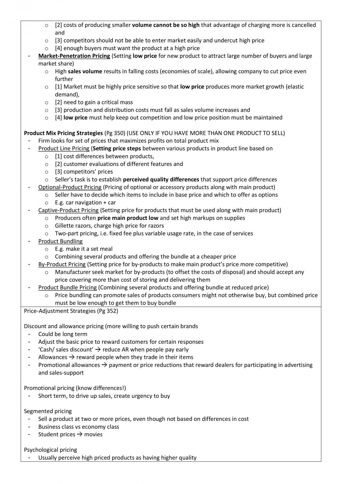 AB1501 Marketing Study Notes - Page 28