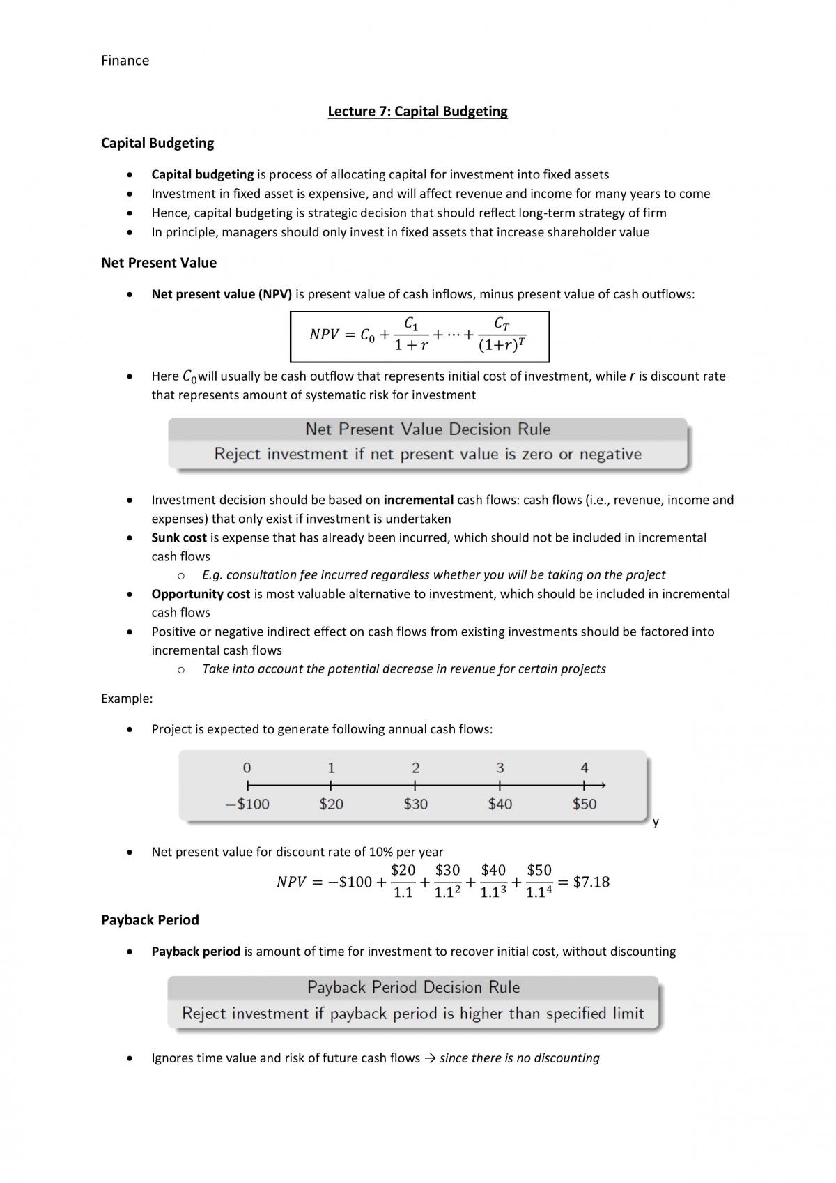 Complete set of Finance Notes - Page 47