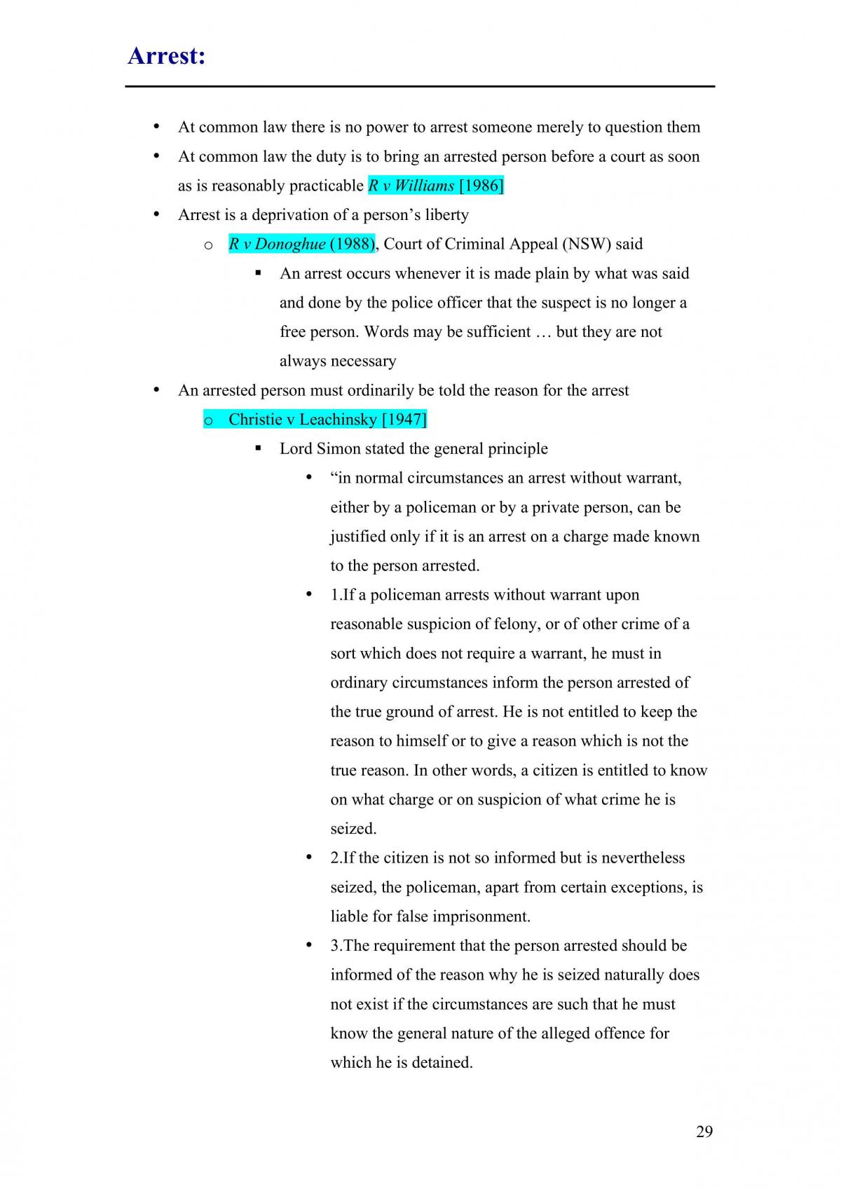 Study Notes - Page 29