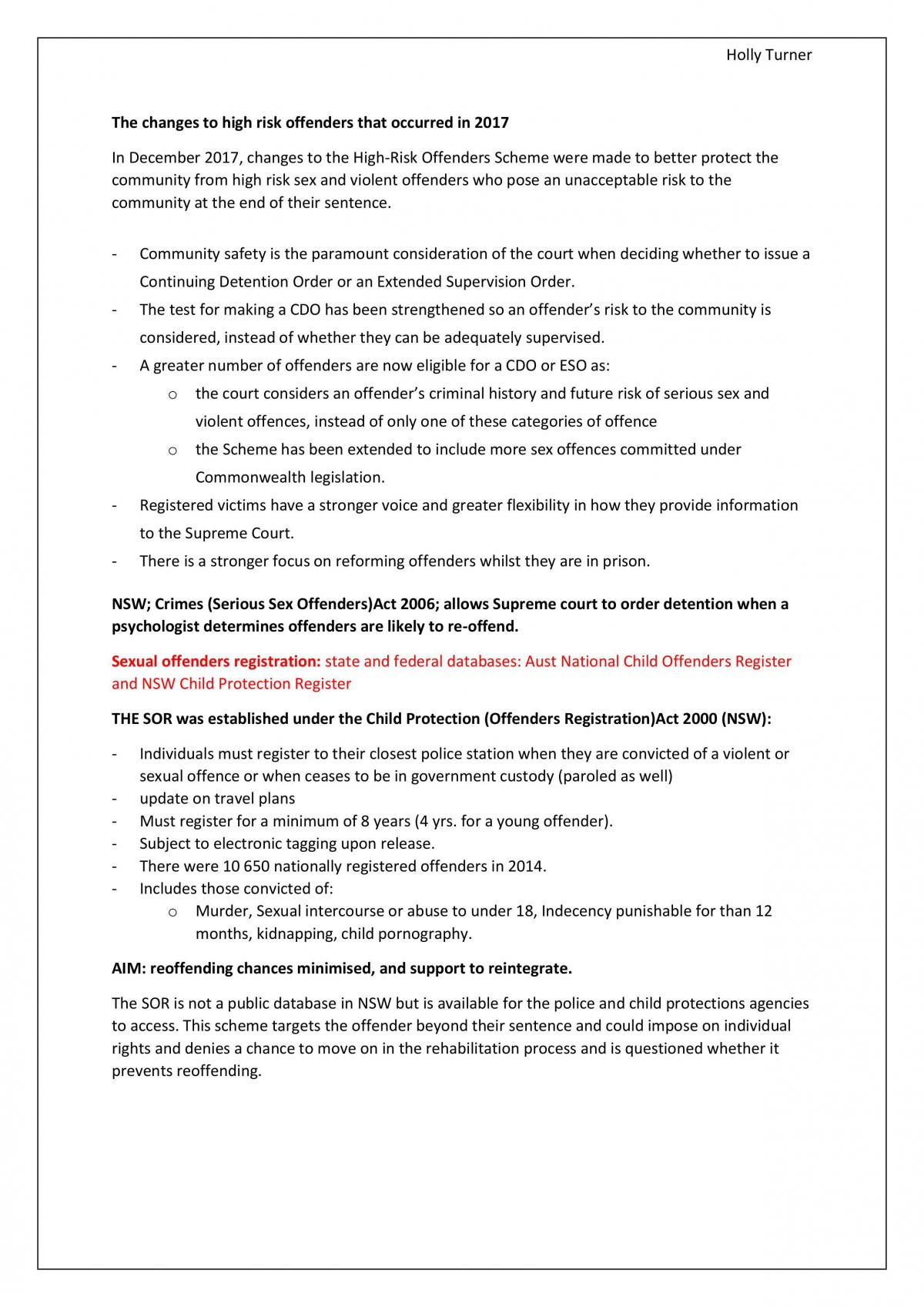Complete HSC crime topic notes  - Page 58