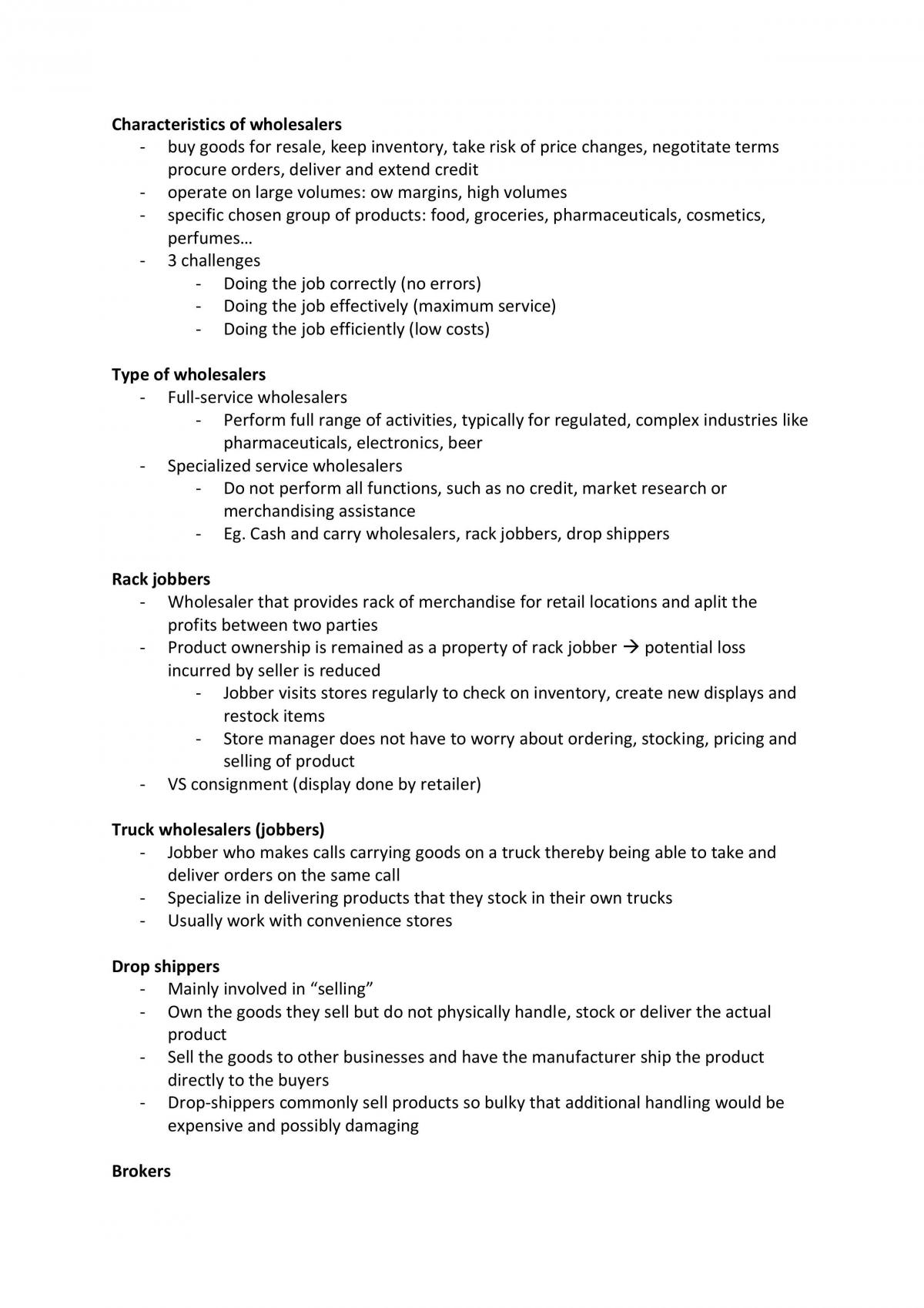 Marketing Channels Notes - Page 22