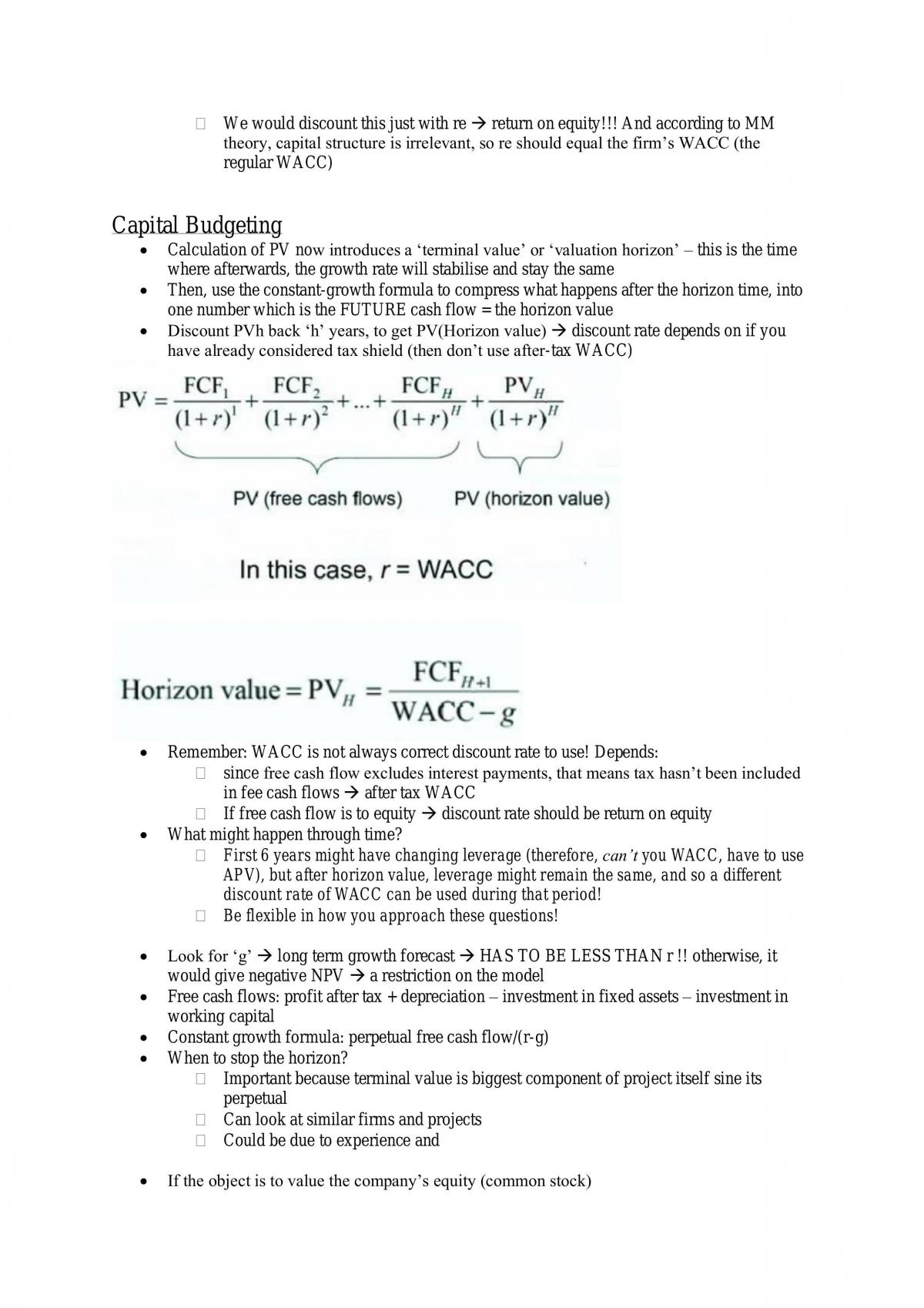 FINC2012 Finals Study Notes - Page 38
