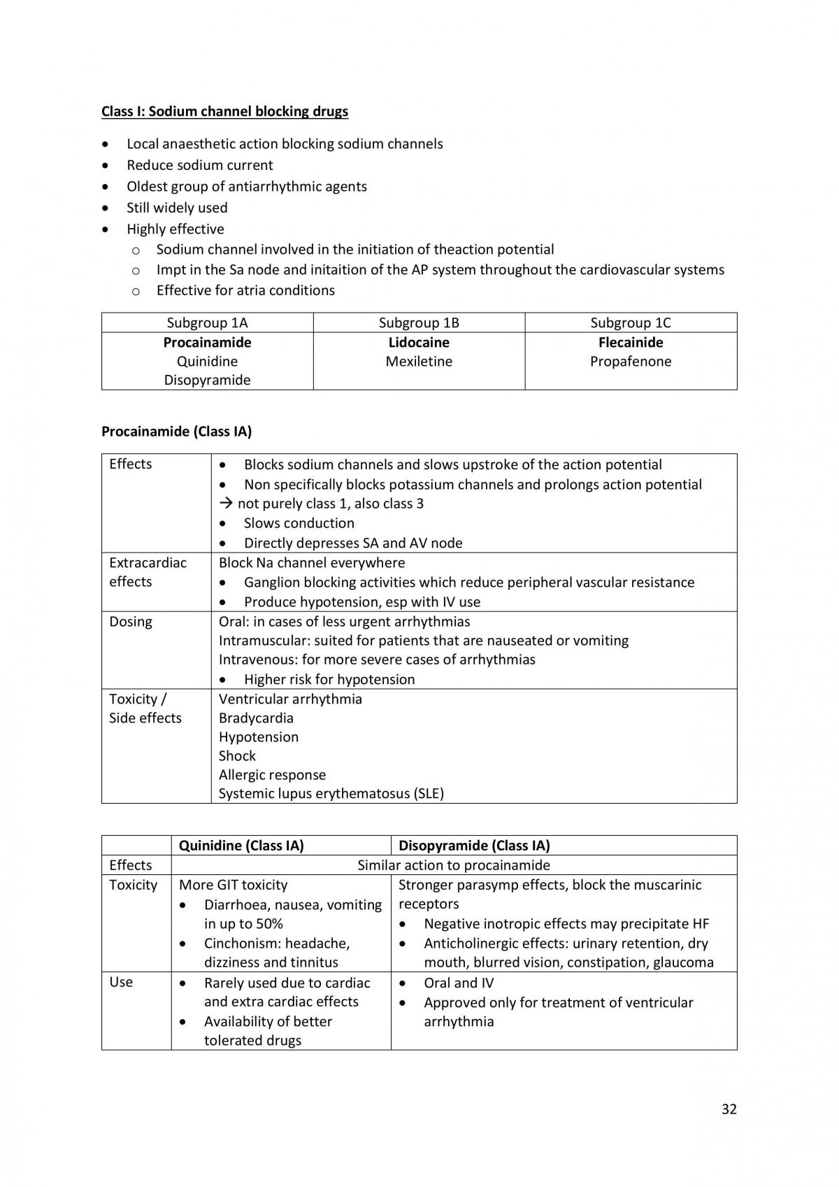 Pharmacotherapeutics II Notes - Page 32