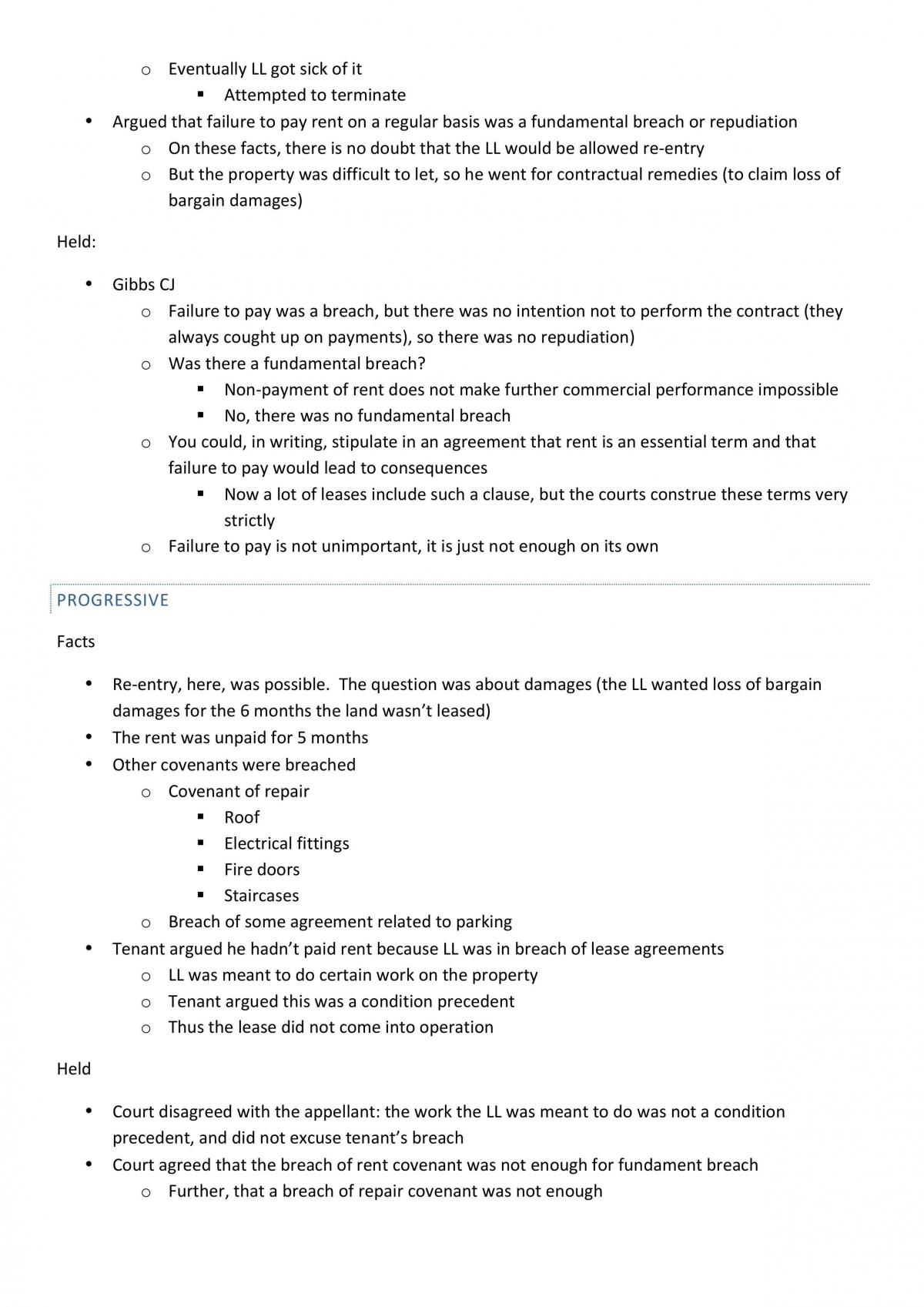 Leases Notes - Page 20