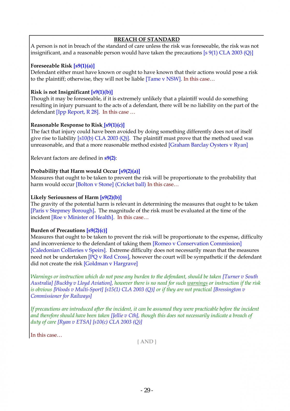 torts - Page 29