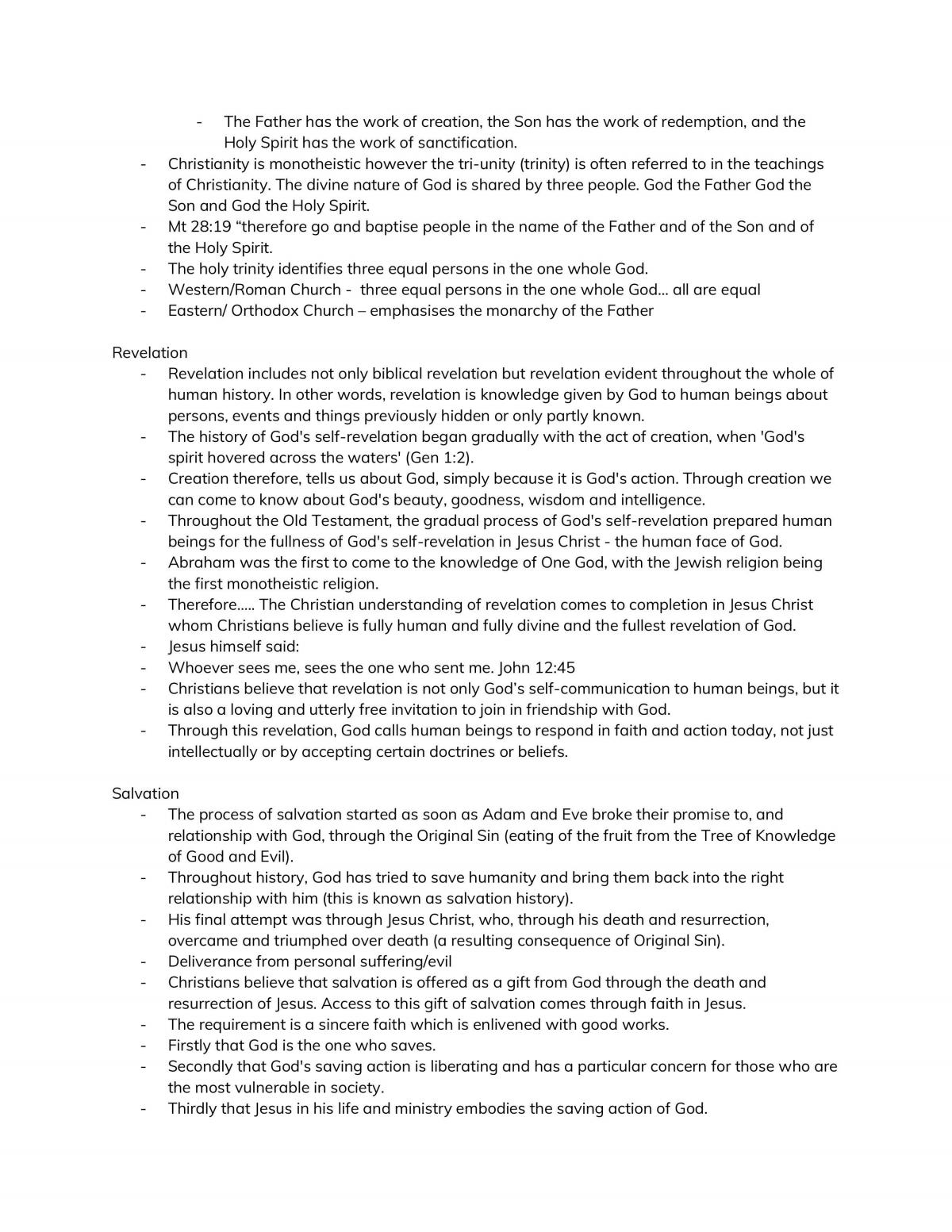 Christianity Notes  - Page 15