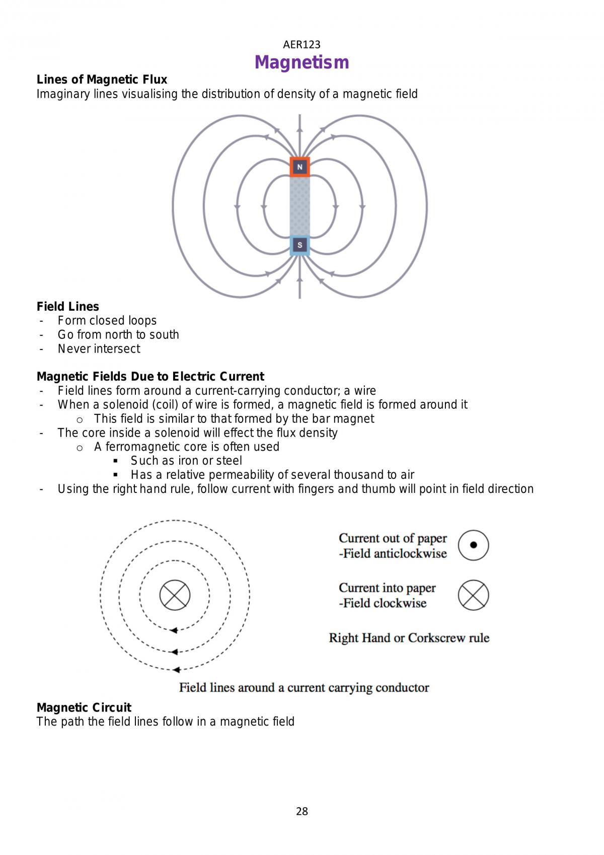 Introduction to Electric Circuits subject notes | AER123 - Introduction to  Electric Circuits - Sheffield | Thinkswap