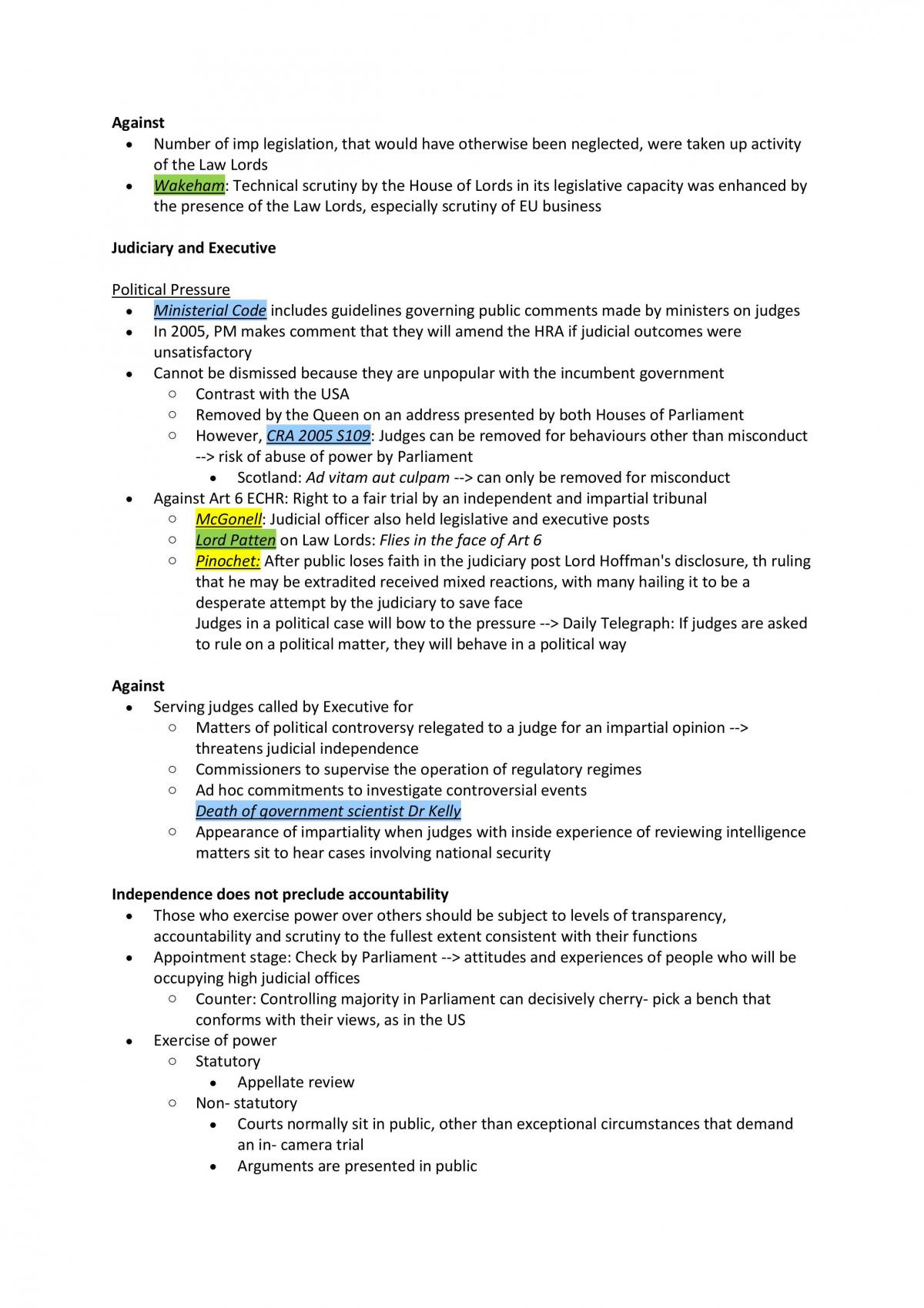 Complete Public Law Notes  - Page 13