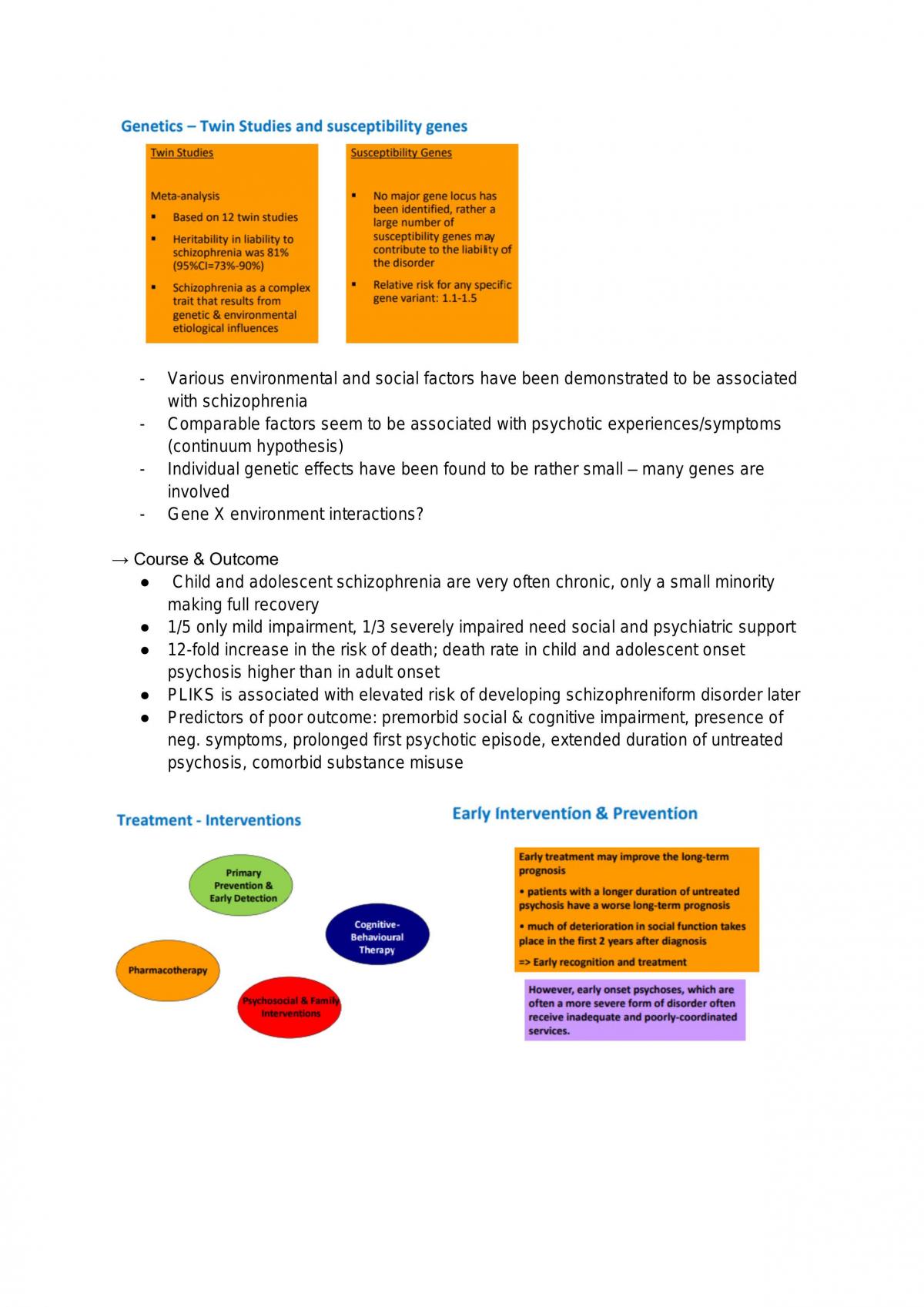 PS353: Developmental Psychopathology Notes - Page 31