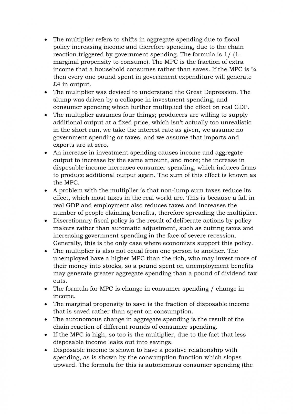 EC111 Introduction to Economics Notes - Page 30