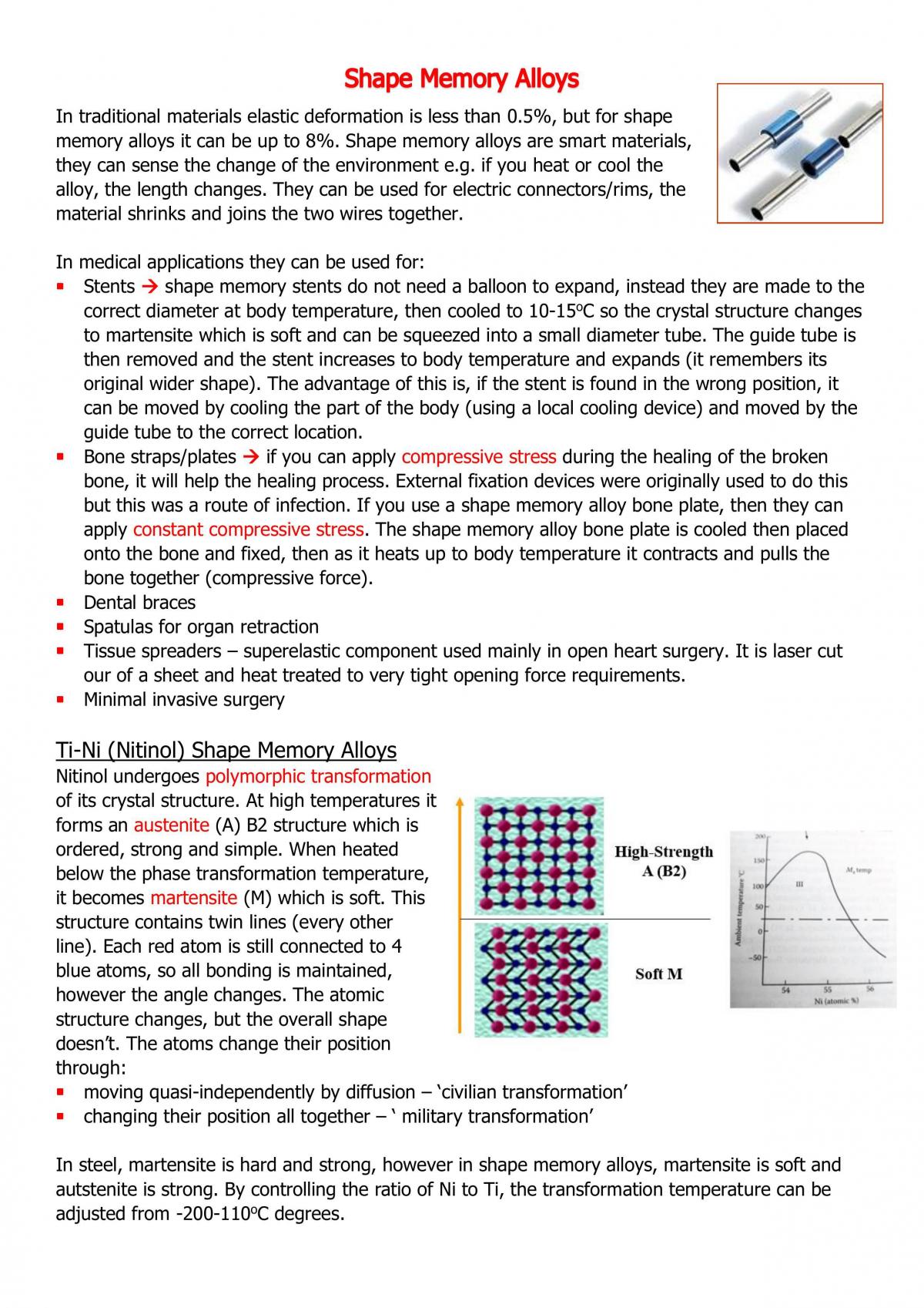 Advanced Materials Module Notes - Page 19