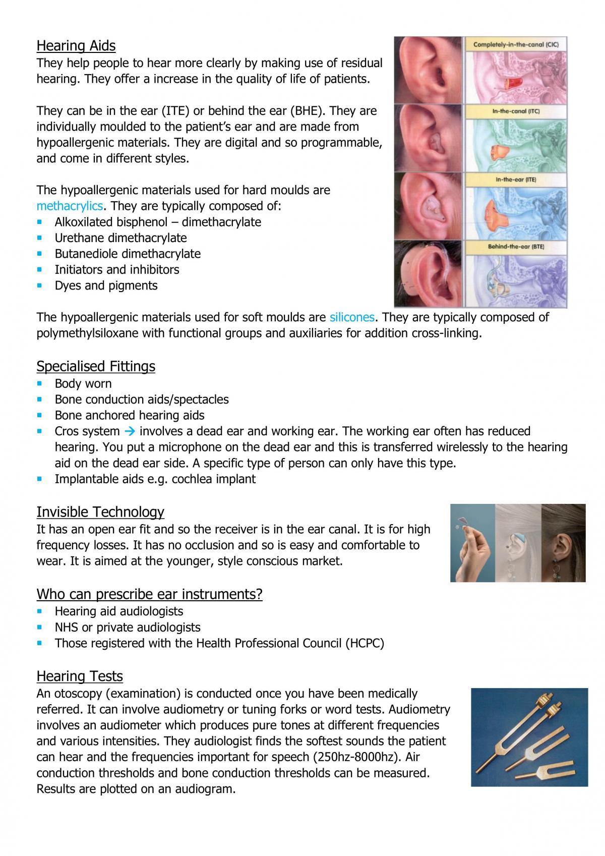 Biomaterial Applications Notes - Page 11