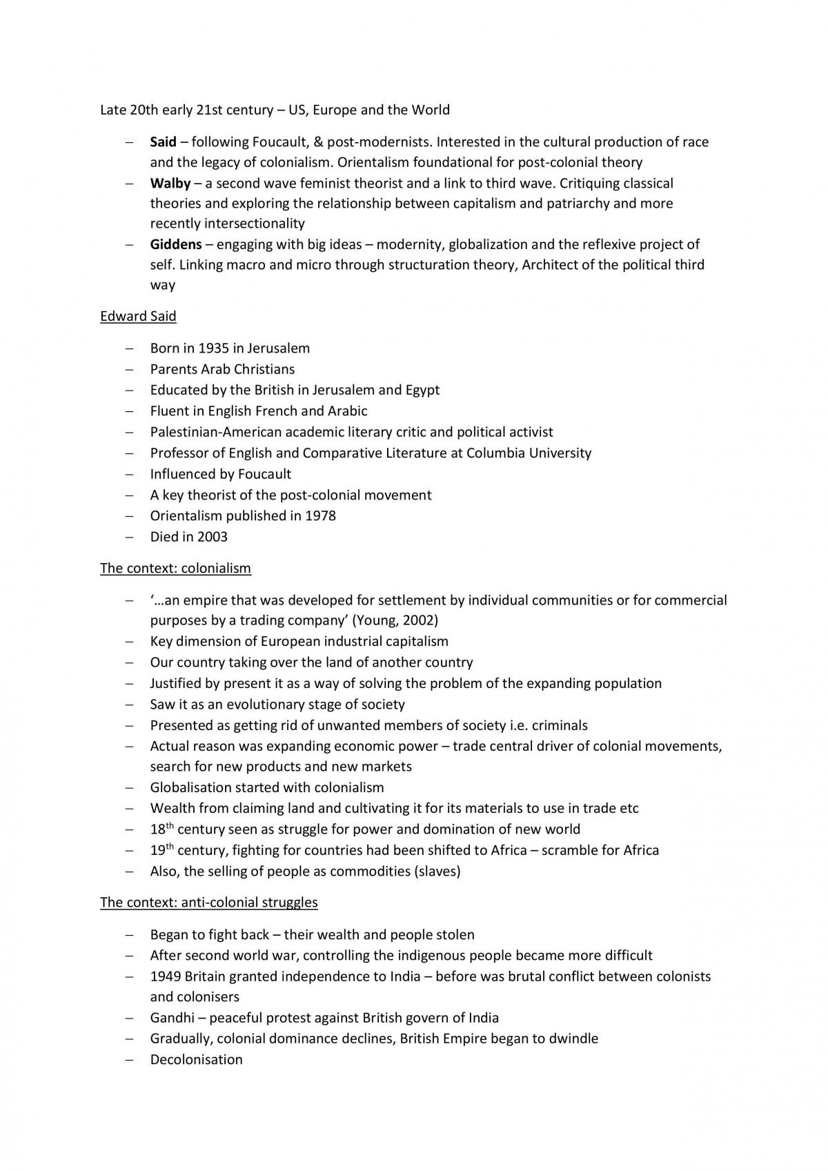 Foundations in Social and Anthropological Theory full notes - Page 18