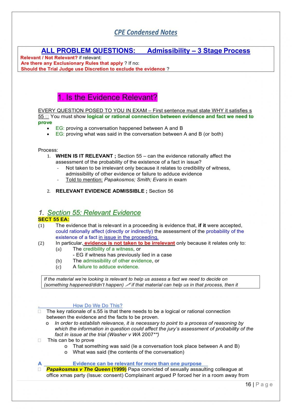 CPE Final Exam Notes - Summarised Templates and Notes  - Page 16