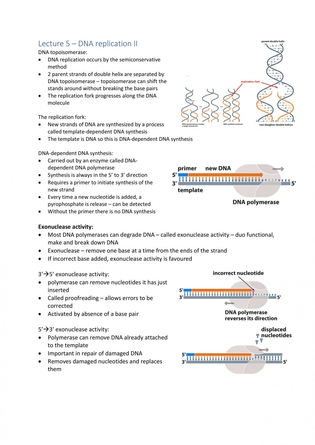 Molecular Biology Full Notes - Page 10