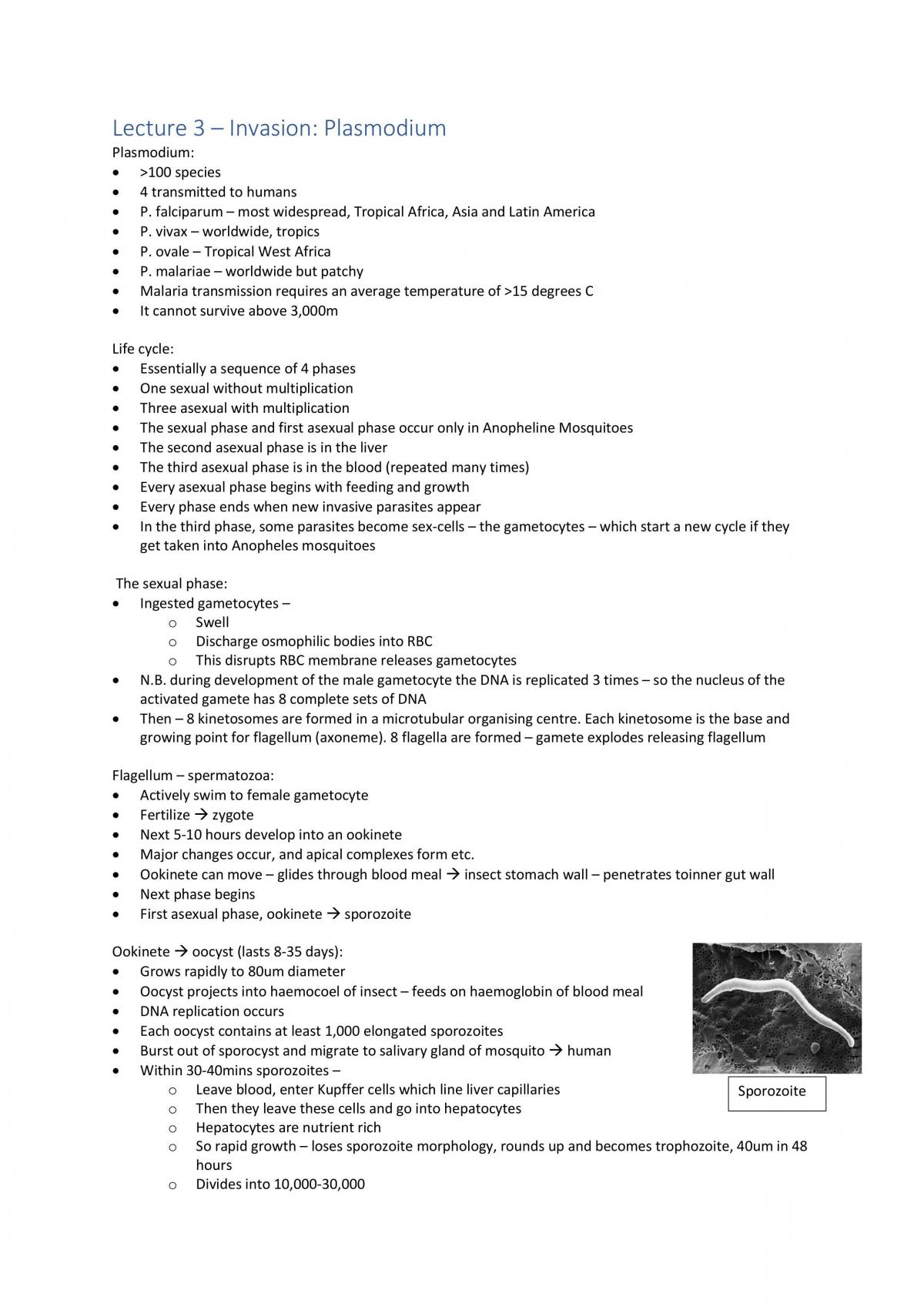 Parasitology study notes - Page 12