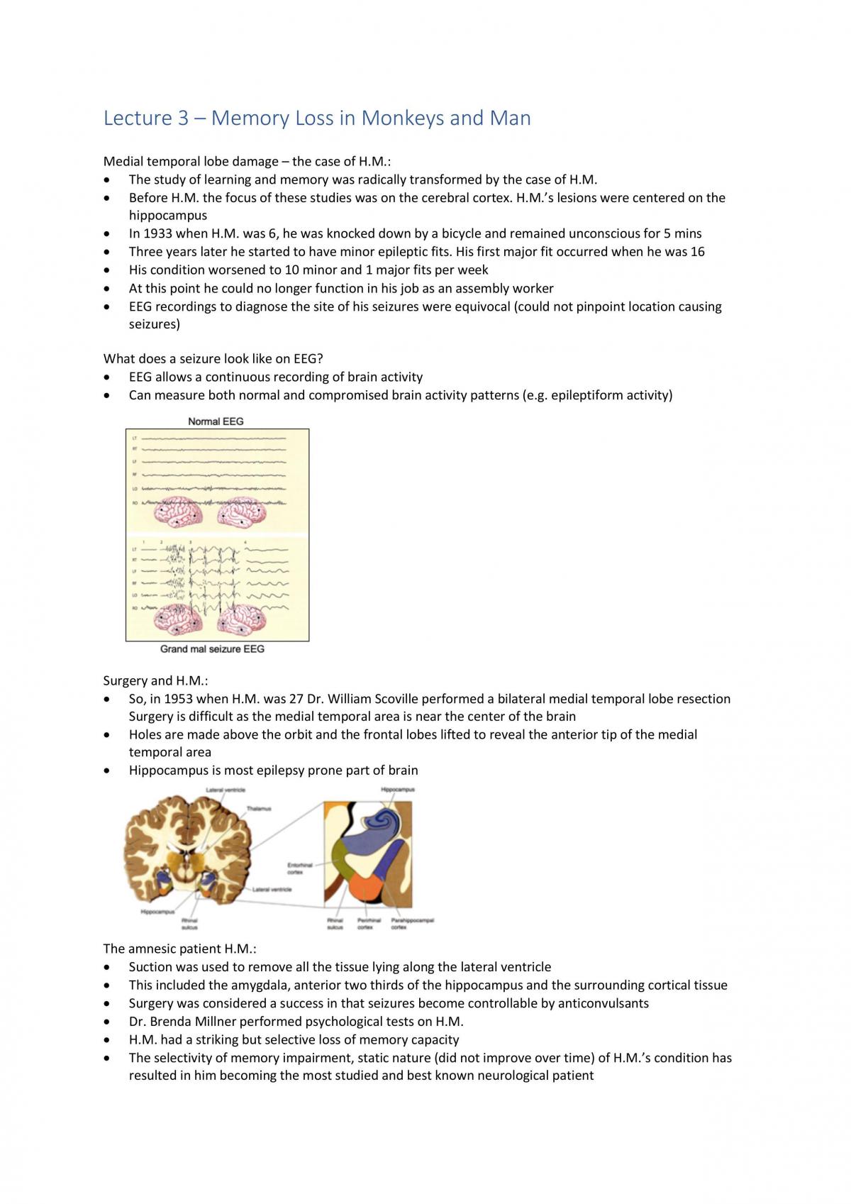 Learning, Memory and Cognition Notes - Page 17
