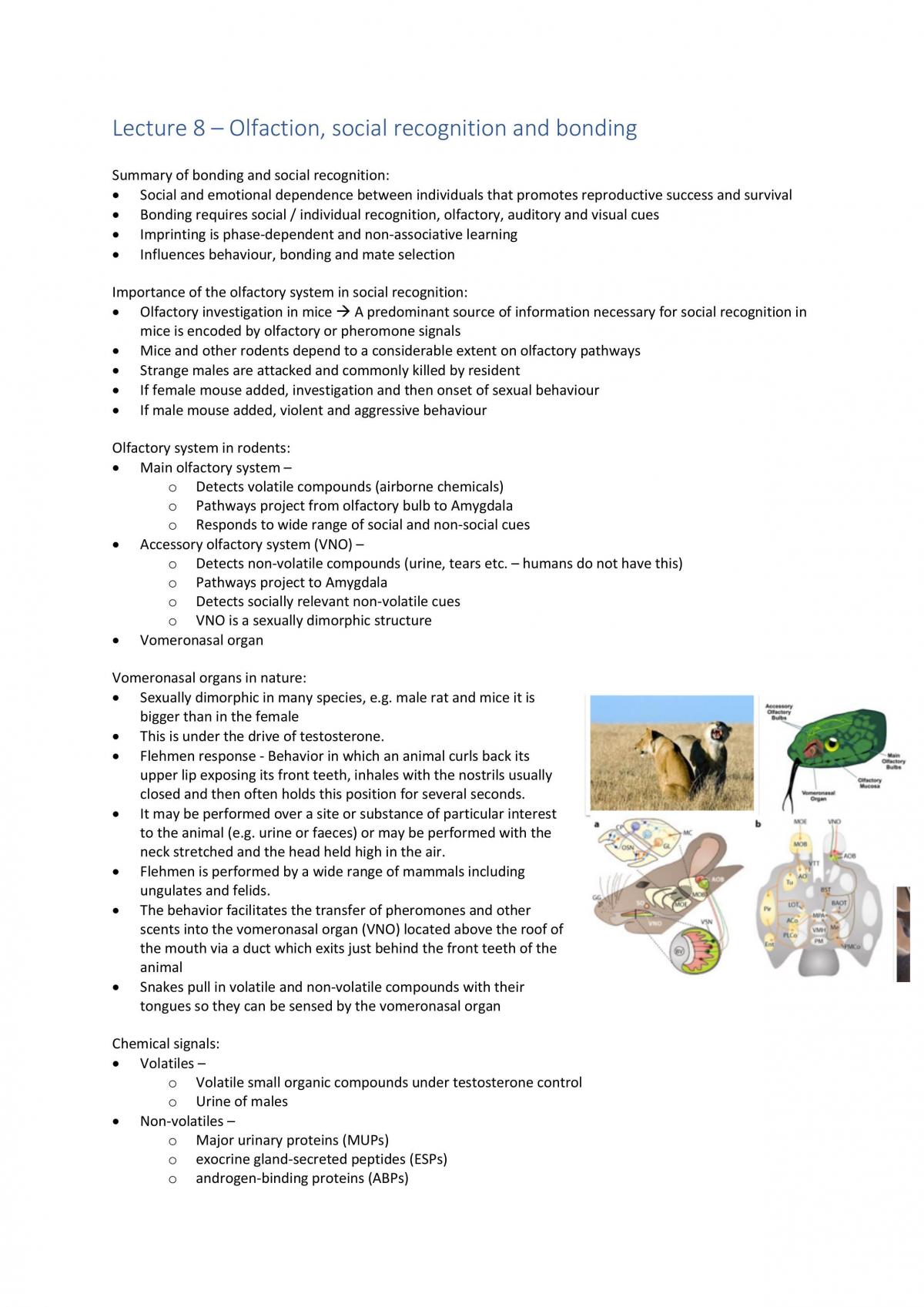Hormones and Behaviour Full Notes - Page 51