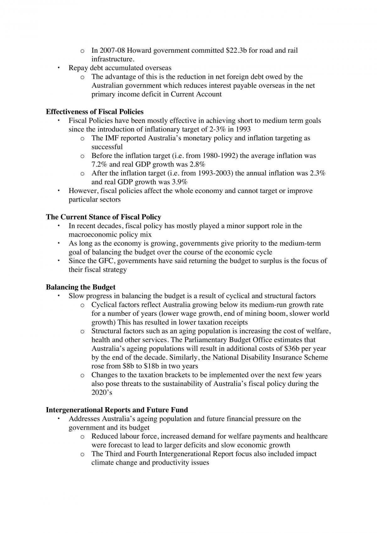 Economics Syllabus Notes  - Page 63