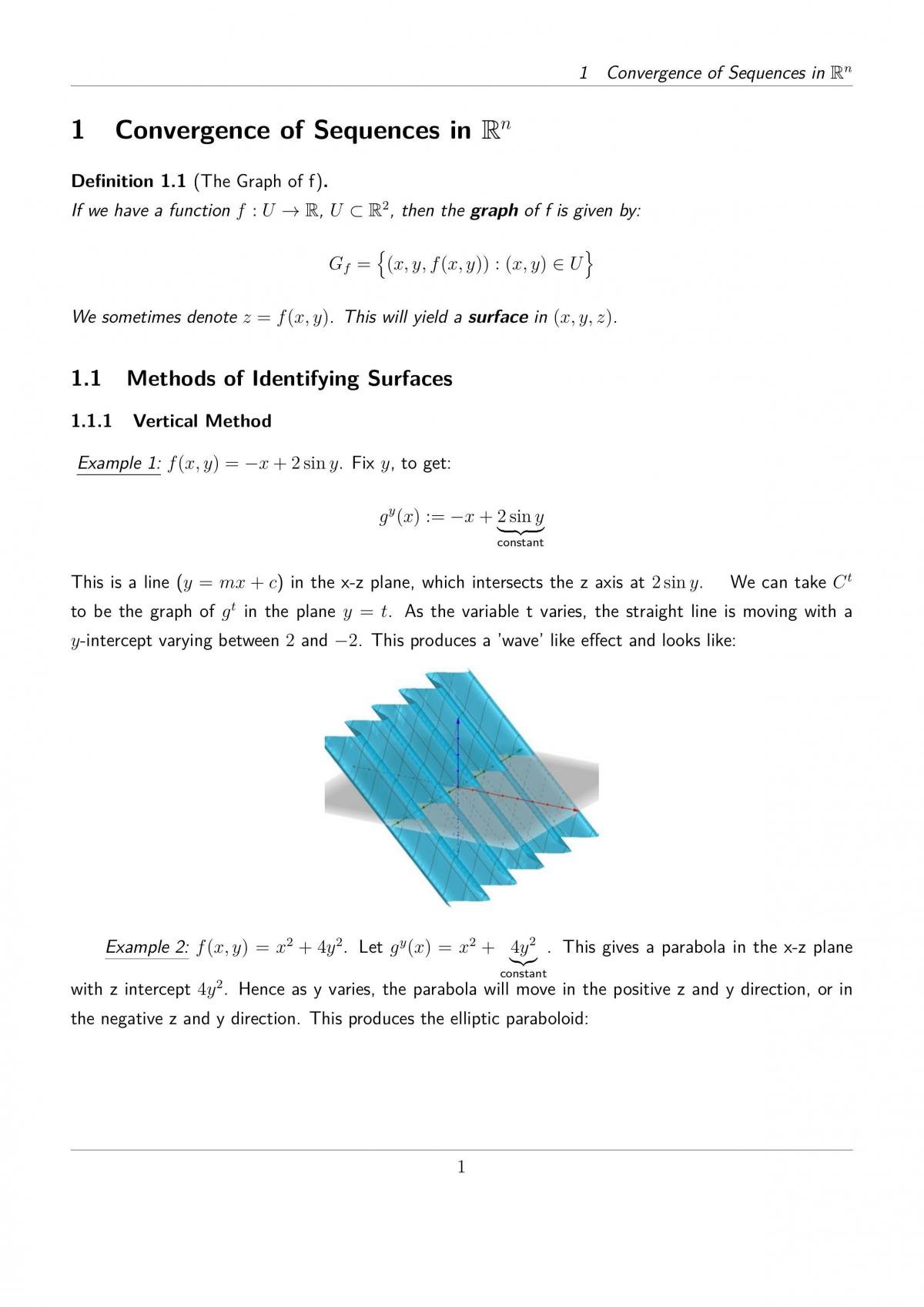 MA259 Multivariable Calculus Notes - Page 3