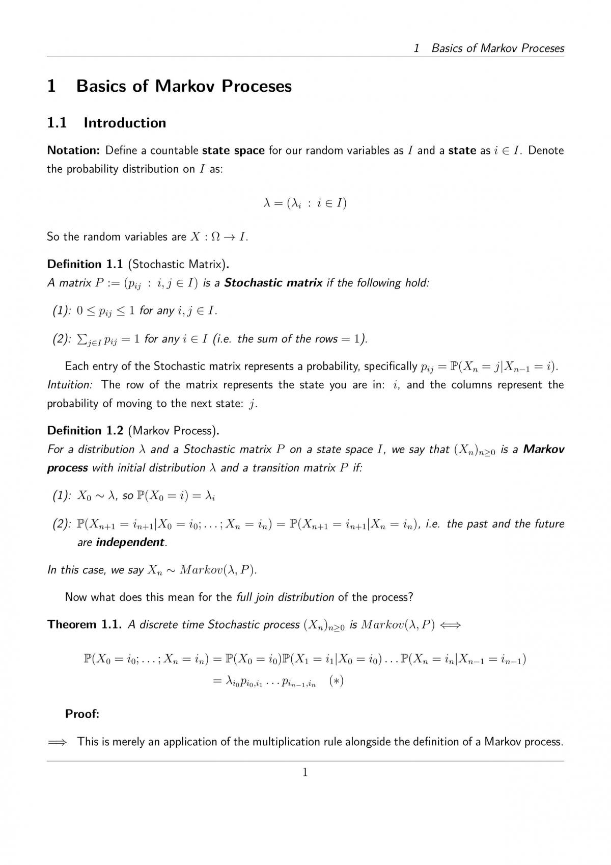 ST202 Stochastic Processes Notes - Page 3